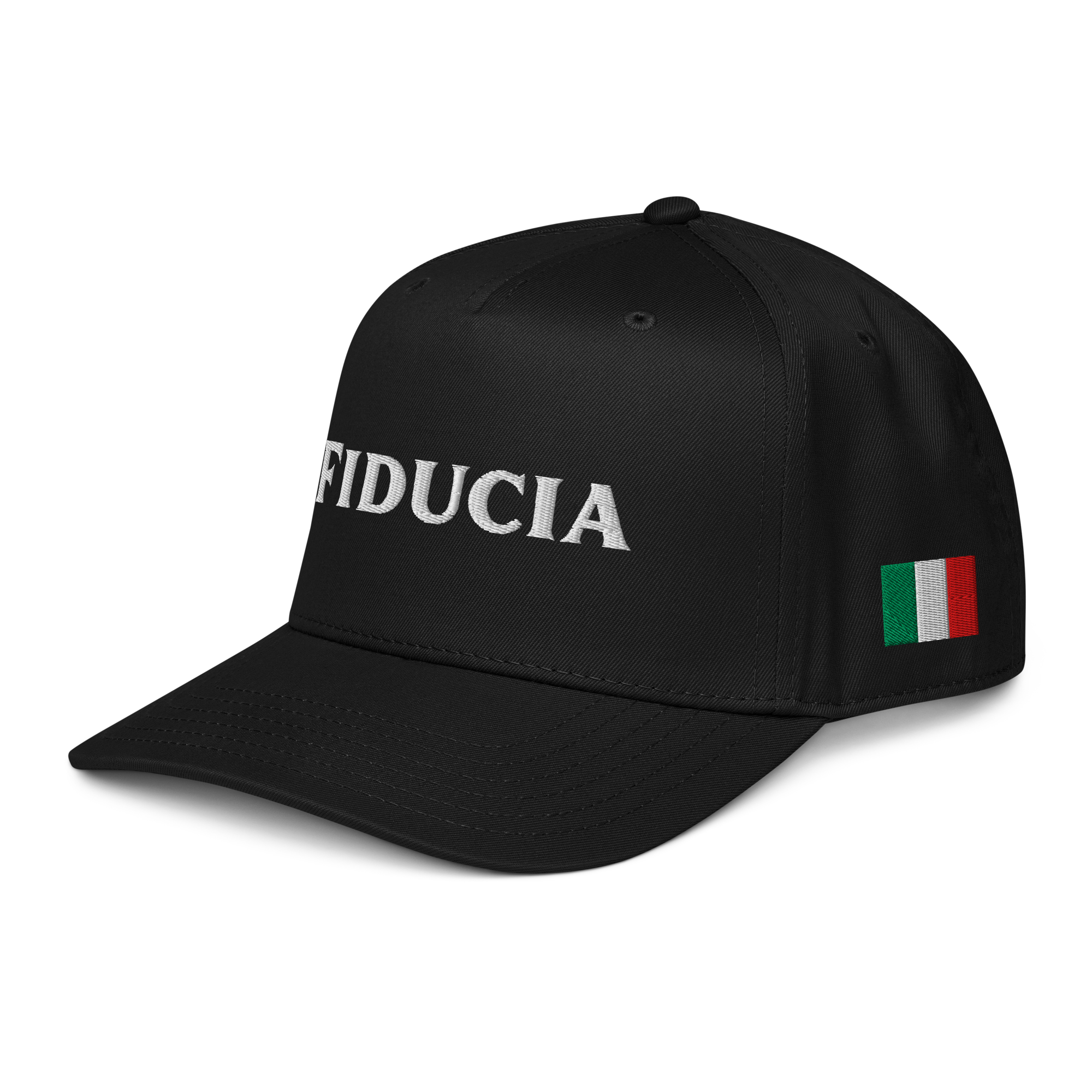 Elevate Your Style with the "FIDUCIA" 3D Puff Embroidered Cap - OFFSIDE CLUB