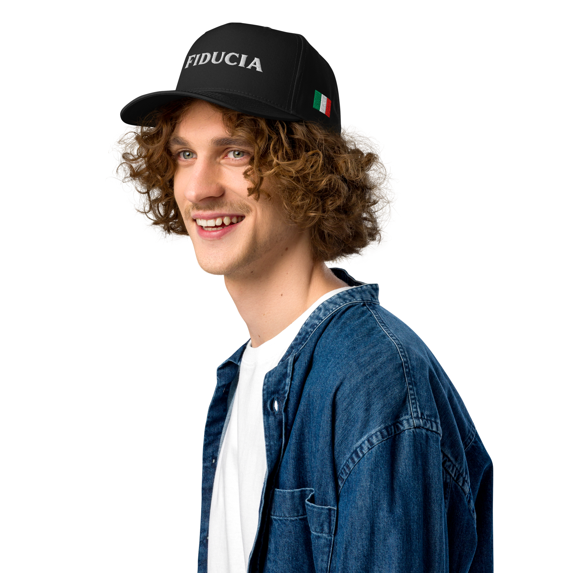 Elevate Your Style with the "FIDUCIA" 3D Puff Embroidered Cap - OFFSIDE CLUB