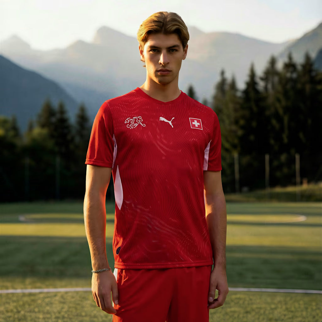 SWITZERLAND WORLD CUP 26 HOME JERSEY - OFFSIDE CLUB