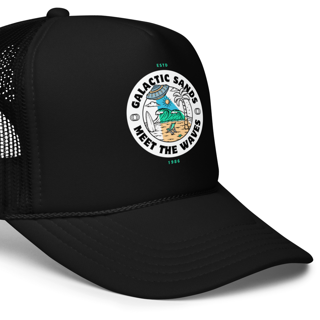 Galactic Sands Trucker Hat - Retro Style for Trendy Adventures - OFFSIDE CLUB
