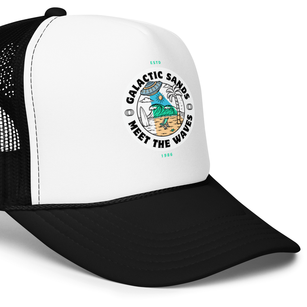 Galactic Sands Trucker Hat - Retro Style for Trendy Adventures - OFFSIDE CLUB