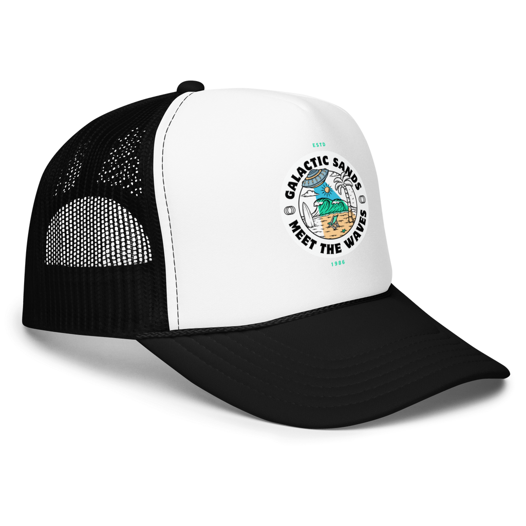 Galactic Sands Trucker Hat - Retro Style for Trendy Adventures - OFFSIDE CLUB
