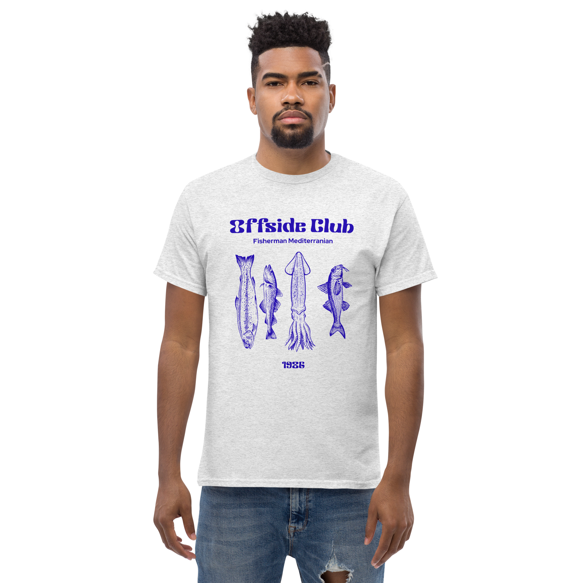 Offside Club Fisherman Mediterranean Graphic Tee - Coastal Style Essential - OFFSIDE CLUB