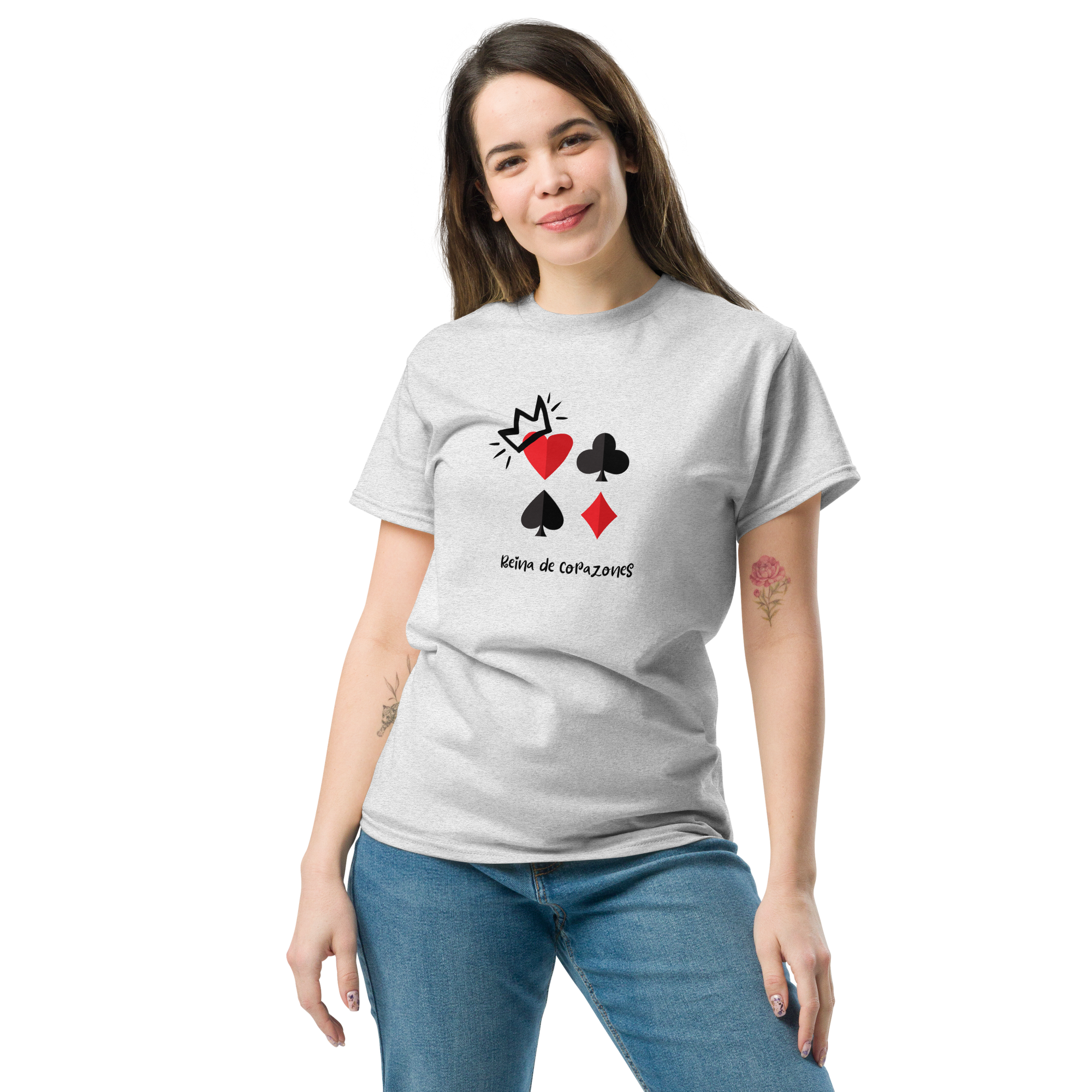 Reina de Corazones Tee - Stylish Statement Shirt for Every Occasion - OFFSIDE CLUB