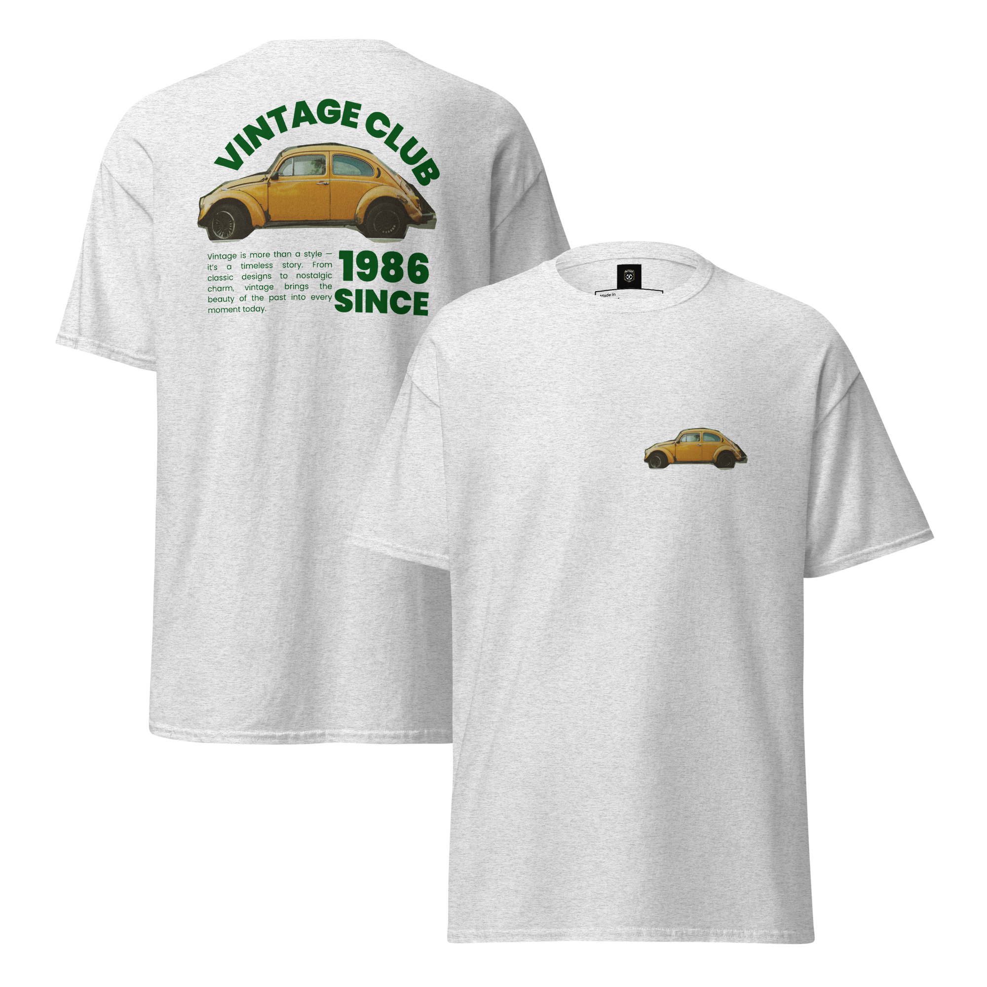Vintage 1986 Graphic Tee - Classic Style for Retro Enthusiasts - OFFSIDE CLUB