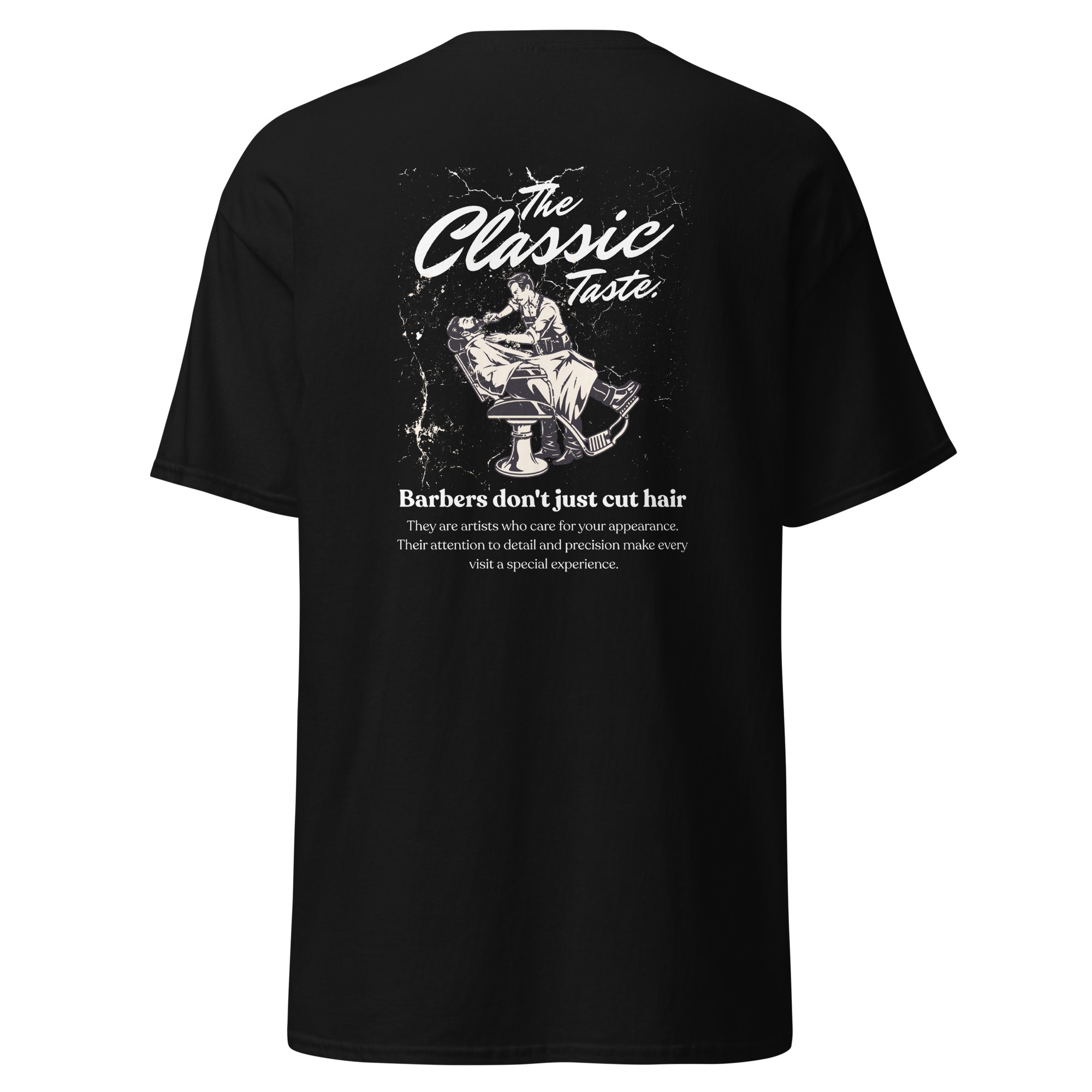 Classic Barber Graphic Tee - Timeless Style for Every Grooming Enthusiast - OFFSIDE CLUB