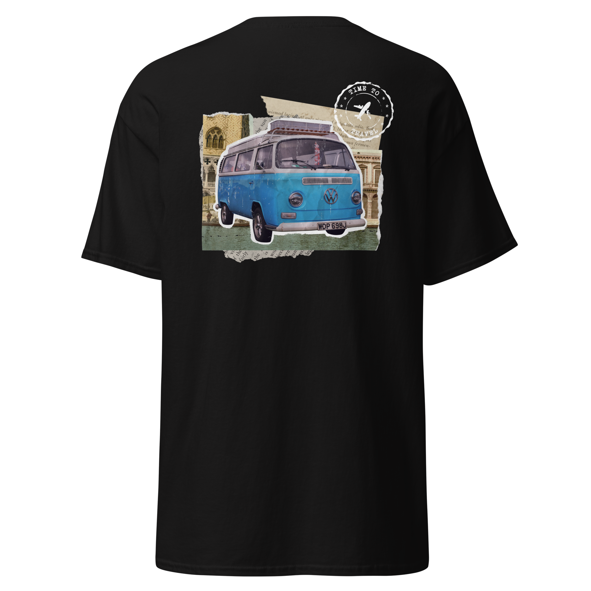 Wanderlust Graphic Tee for Adventure Seekers - Retro Van Design - OFFSIDE CLUB