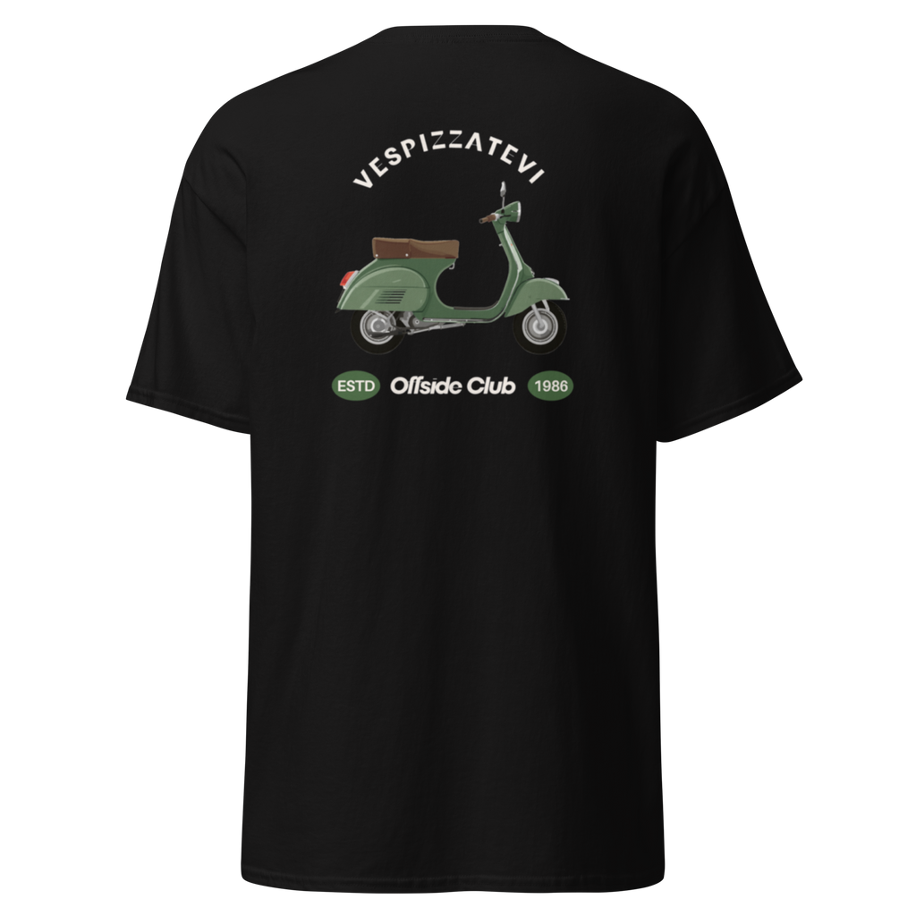 Retro Italian Vibes Offside Club Vespa Tee for Unique Style - OFFSIDE CLUB