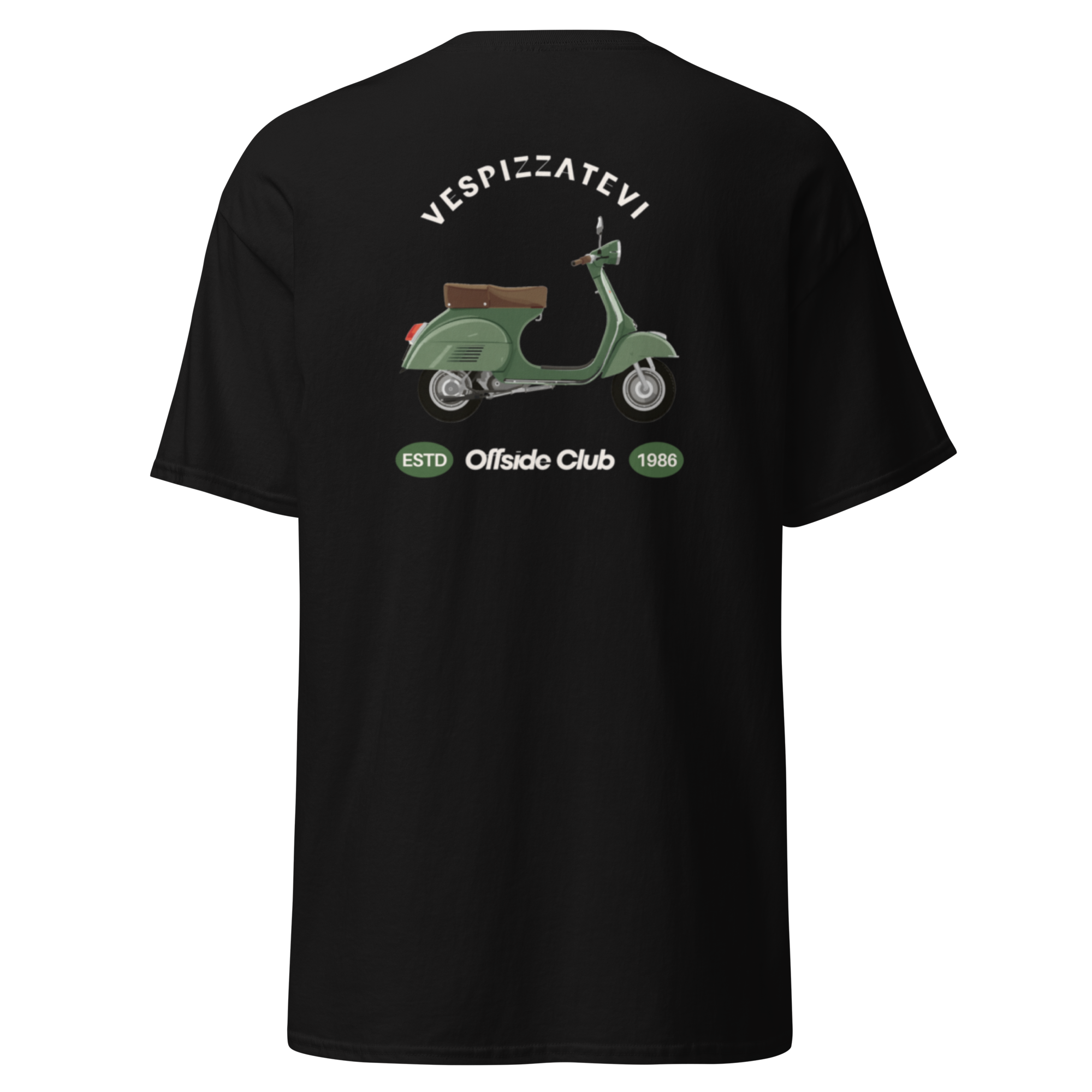 Retro Italian Vibes Offside Club Vespa Tee for Unique Style - OFFSIDE CLUB