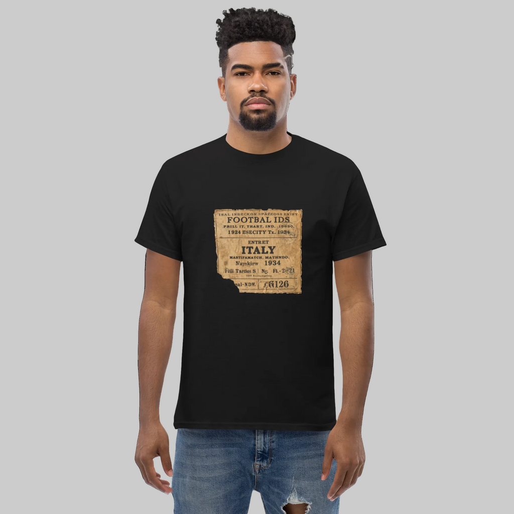 Italy 1934 Vintage Football Shirt - Classic Retro Tee - OFFSIDE CLUB