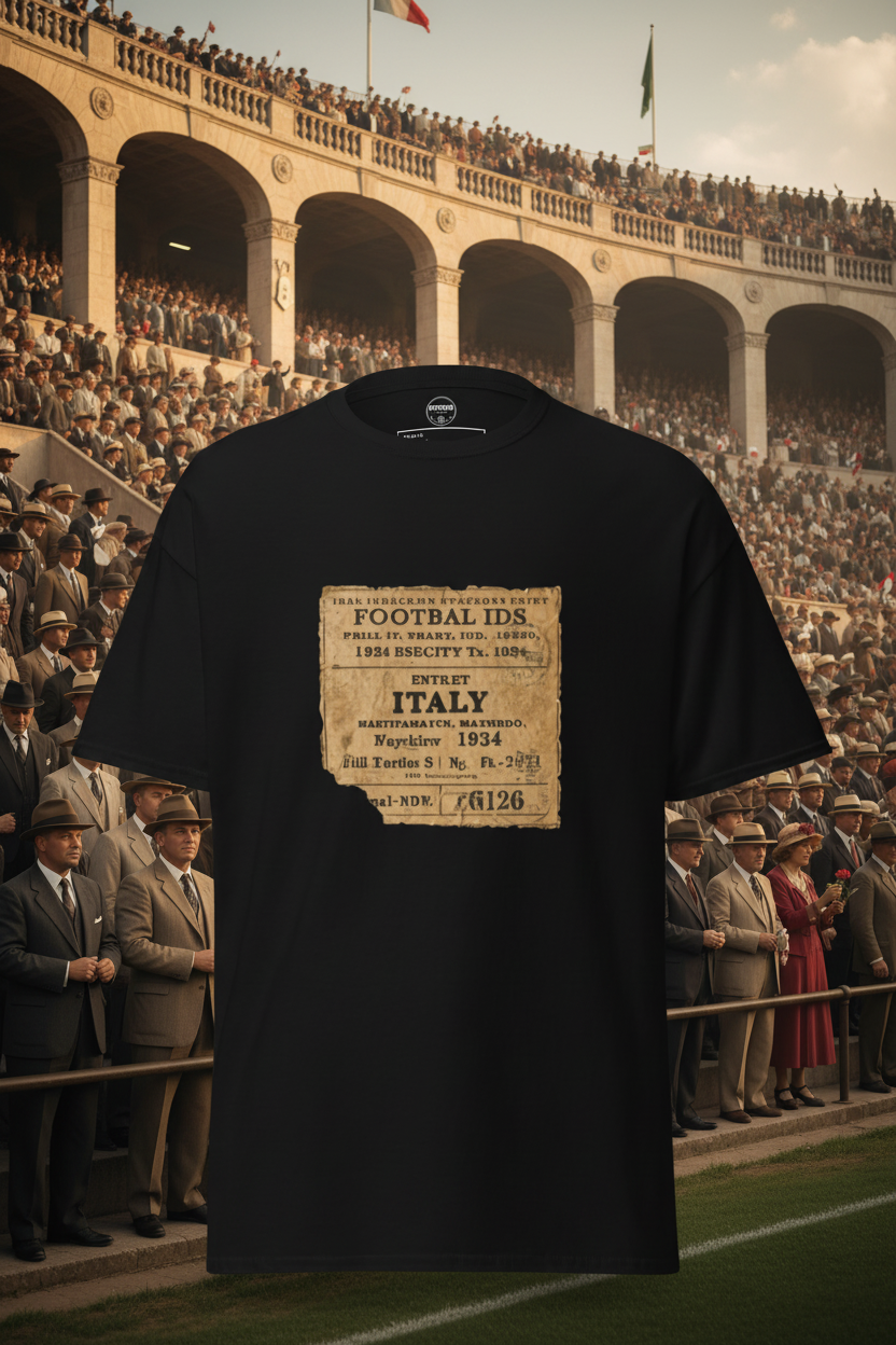 ITALY 1934 Vintage Football Tee