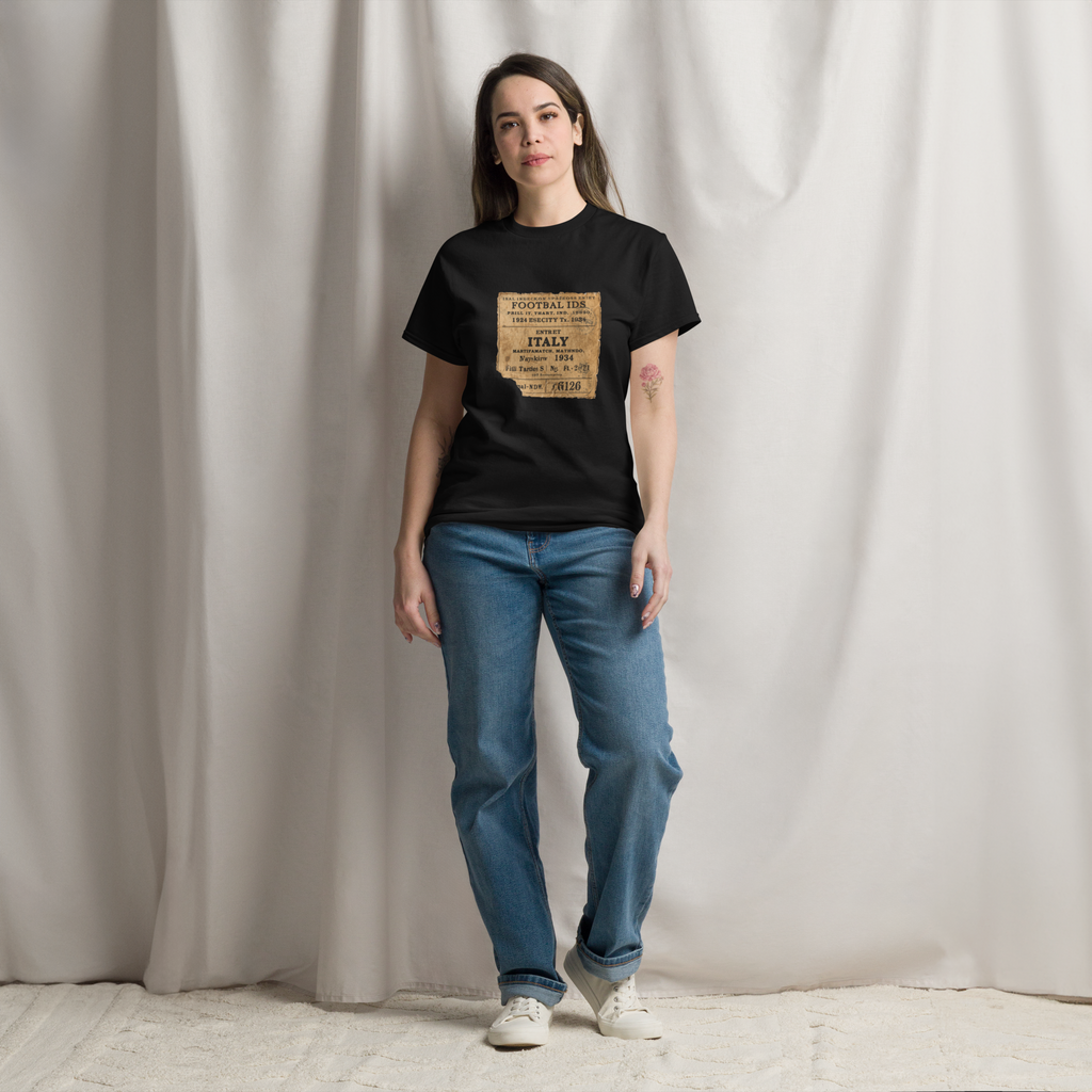 Italy 1934 Vintage Football Shirt - Classic Retro Tee - OFFSIDE CLUB