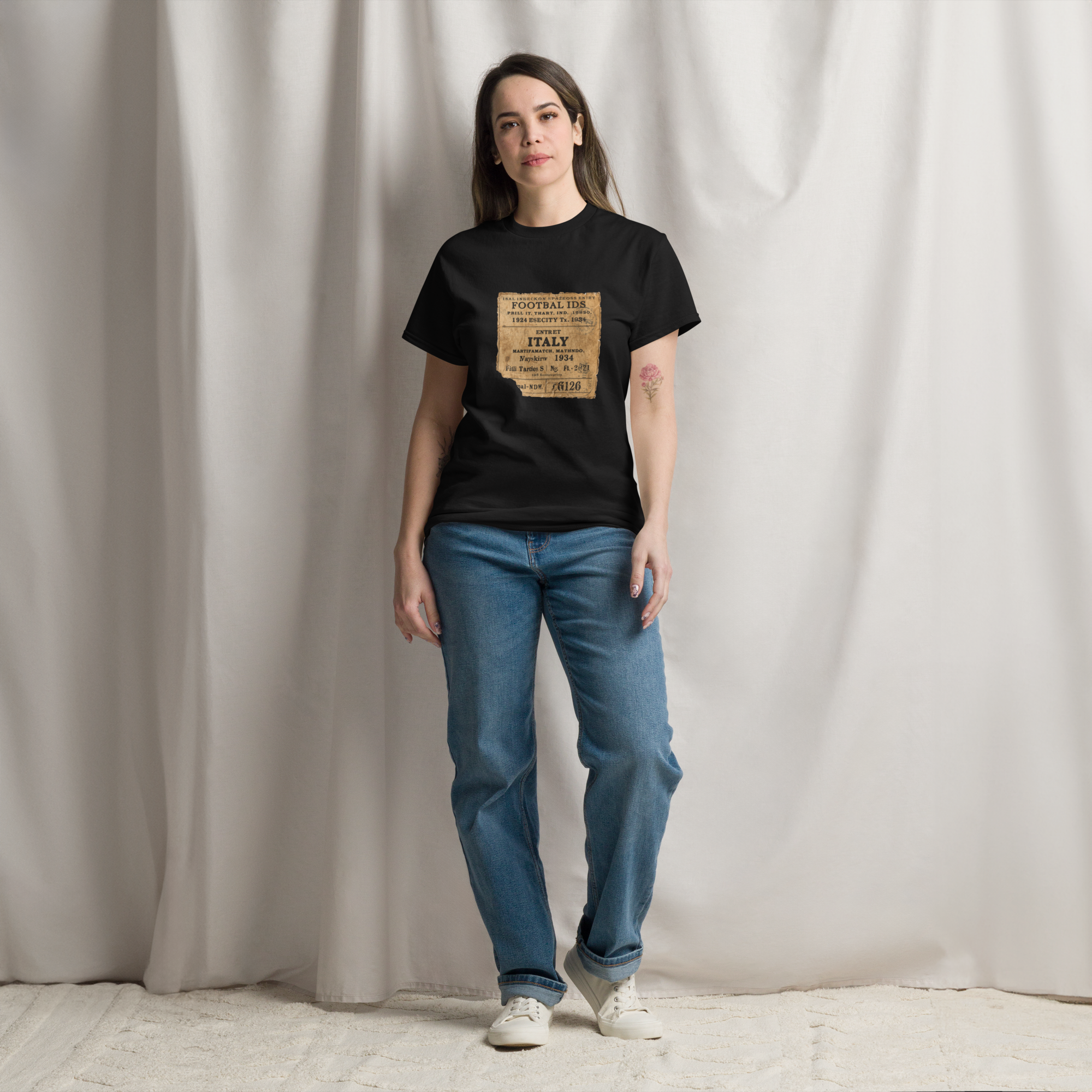 Italy 1934 Vintage Football Shirt - Classic Retro Tee - OFFSIDE CLUB