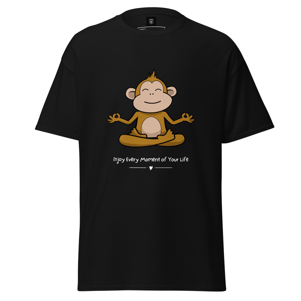 Zen Monkey Yoga T-Shirt for Meditation and Mindfulness - OFFSIDE CLUB