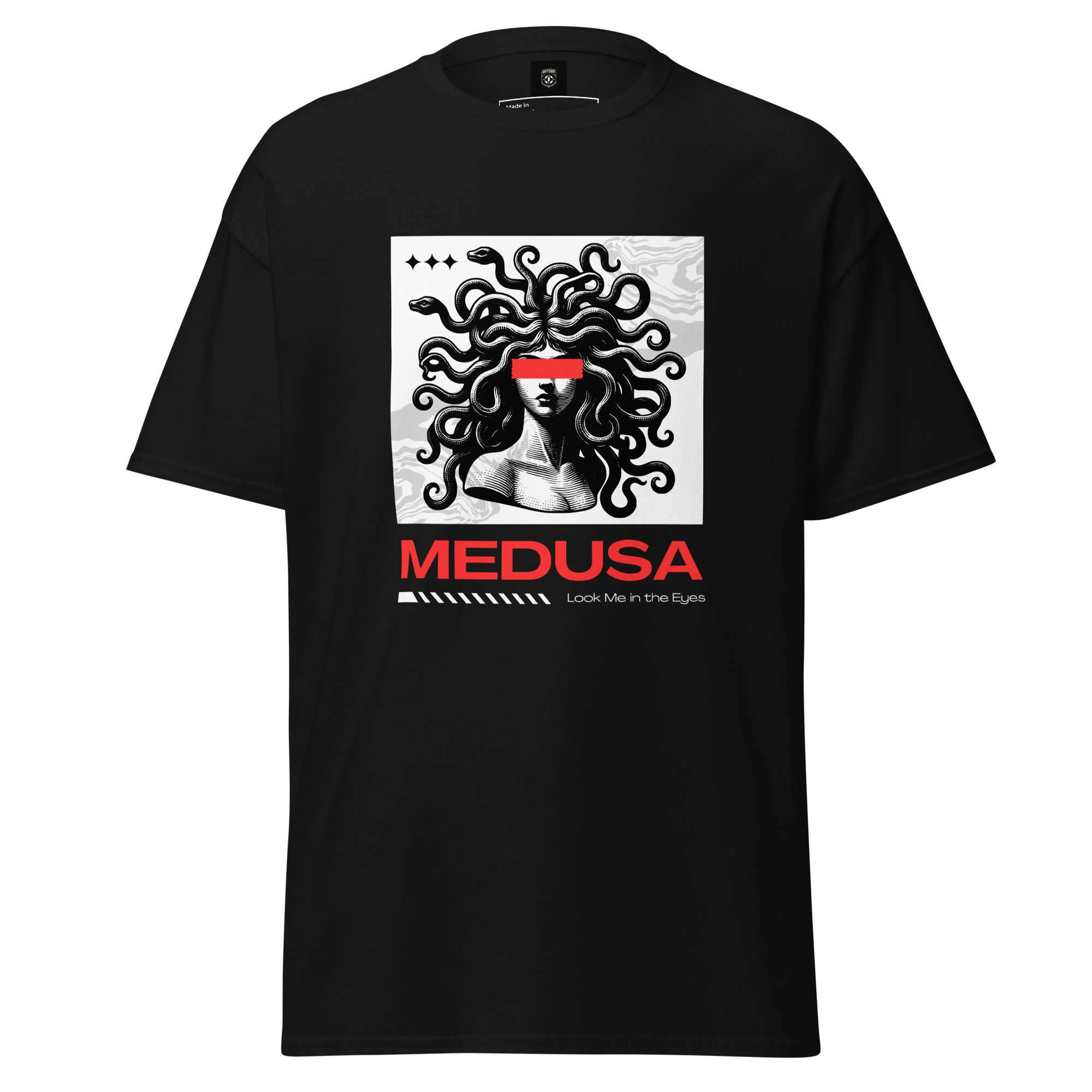 Medusa Graphic Tee - Look Me In The Eyes - OFFSIDE CLUB