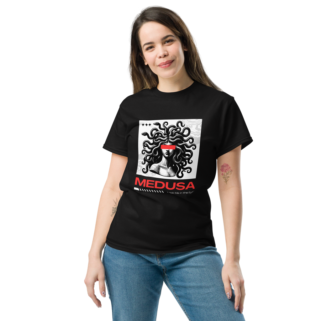 Medusa Graphic Tee - Look Me In The Eyes - OFFSIDE CLUB