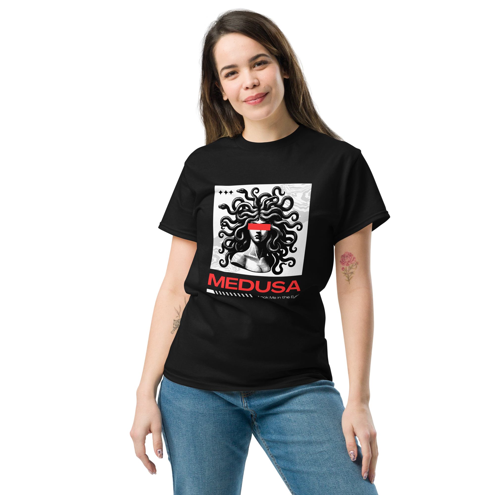 Medusa Graphic Tee - Look Me In The Eyes - OFFSIDE CLUB