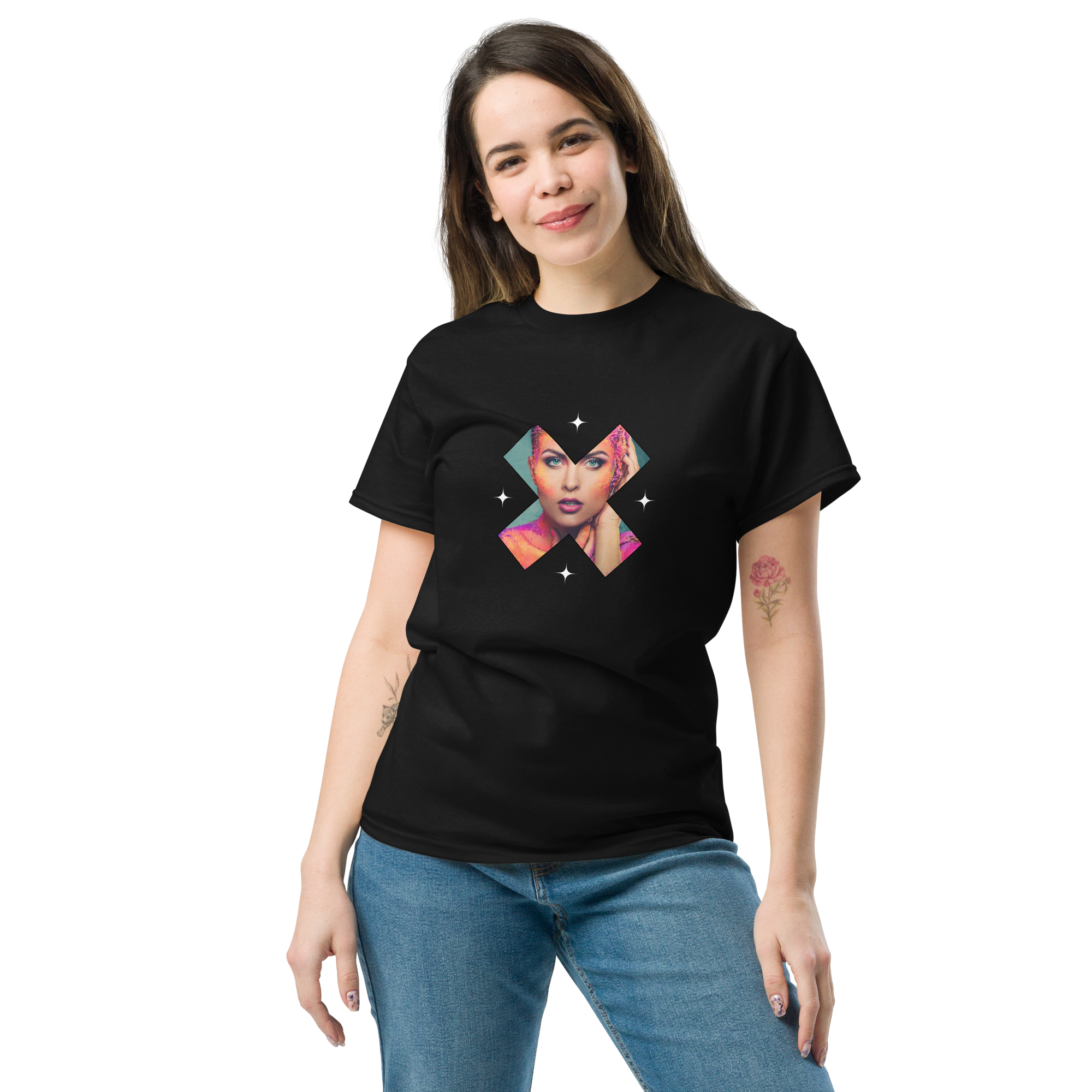Cyber Muse Tee - Stylish Comfort for the Modern Trendsetter - OFFSIDE CLUB
