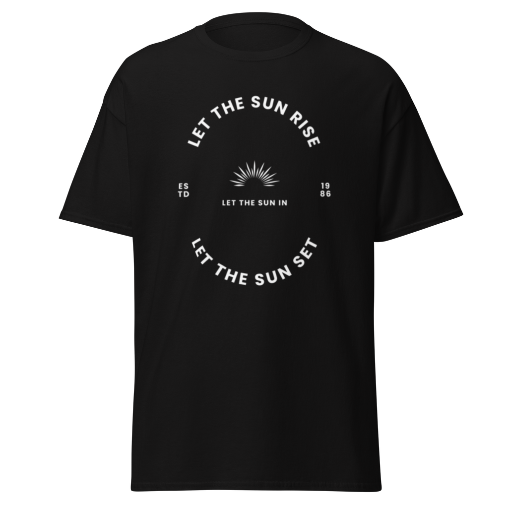 Let the Sun Rise Minimalist Graphic Tee for Effortless Style - OFFSIDE CLUB