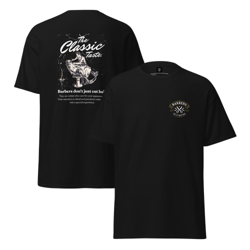 Classic Barber Graphic Tee - Timeless Style for Every Grooming Enthusiast - OFFSIDE CLUB