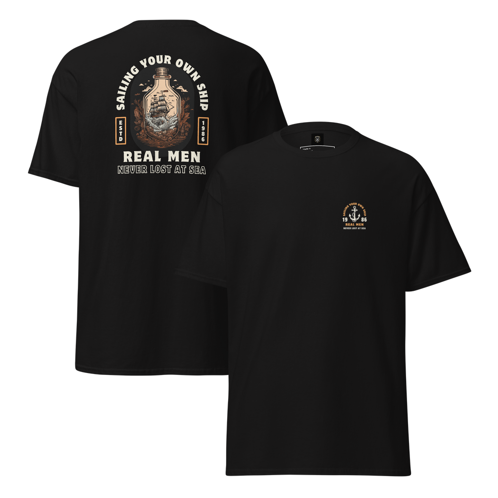 Lost At Sea Graphic Tee for Adventure Lovers - OFFSIDE CLUB