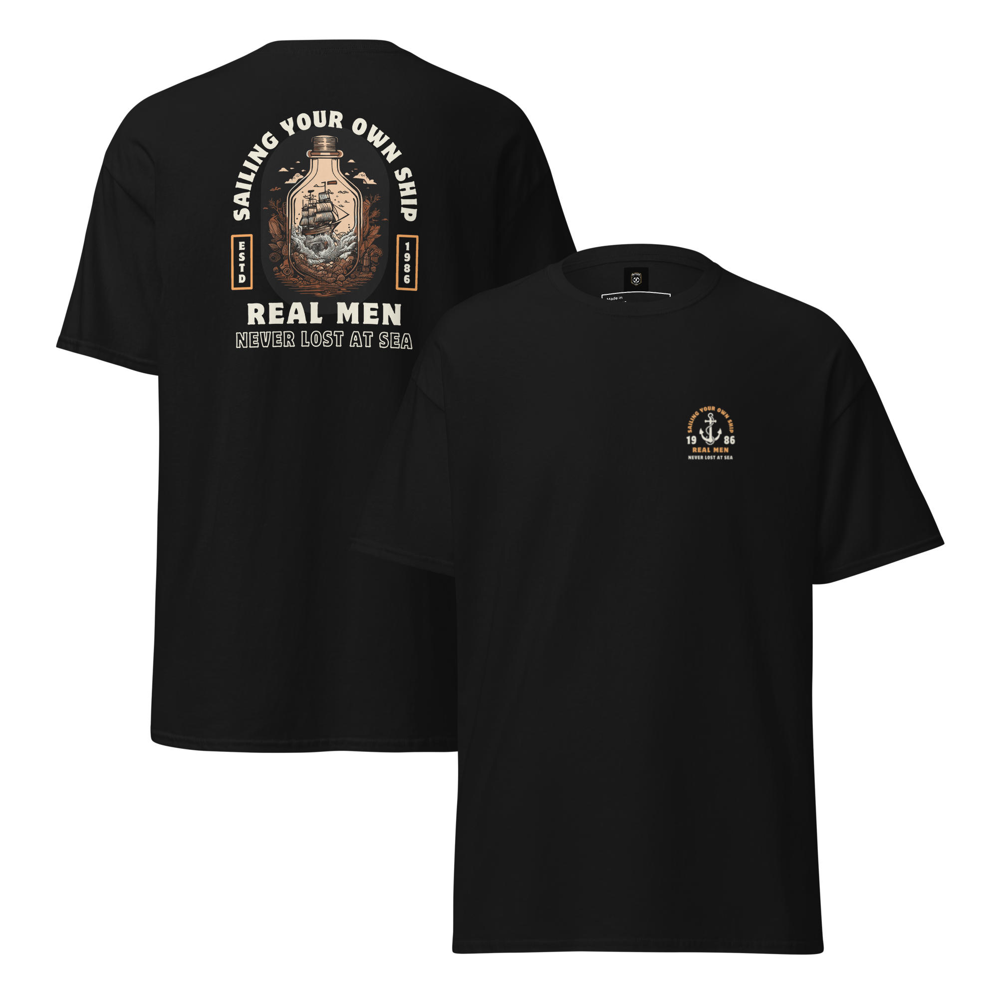Lost At Sea Graphic Tee for Adventure Lovers - OFFSIDE CLUB