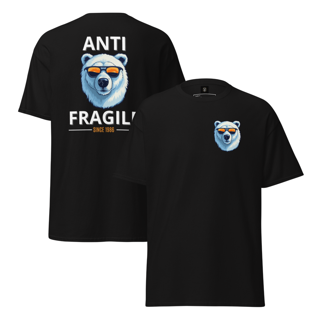 Antifragile Polar Bear Tee - Stand Out in Unique Urban Streetwear for Fearless Fashion - OFFSIDE CLUB