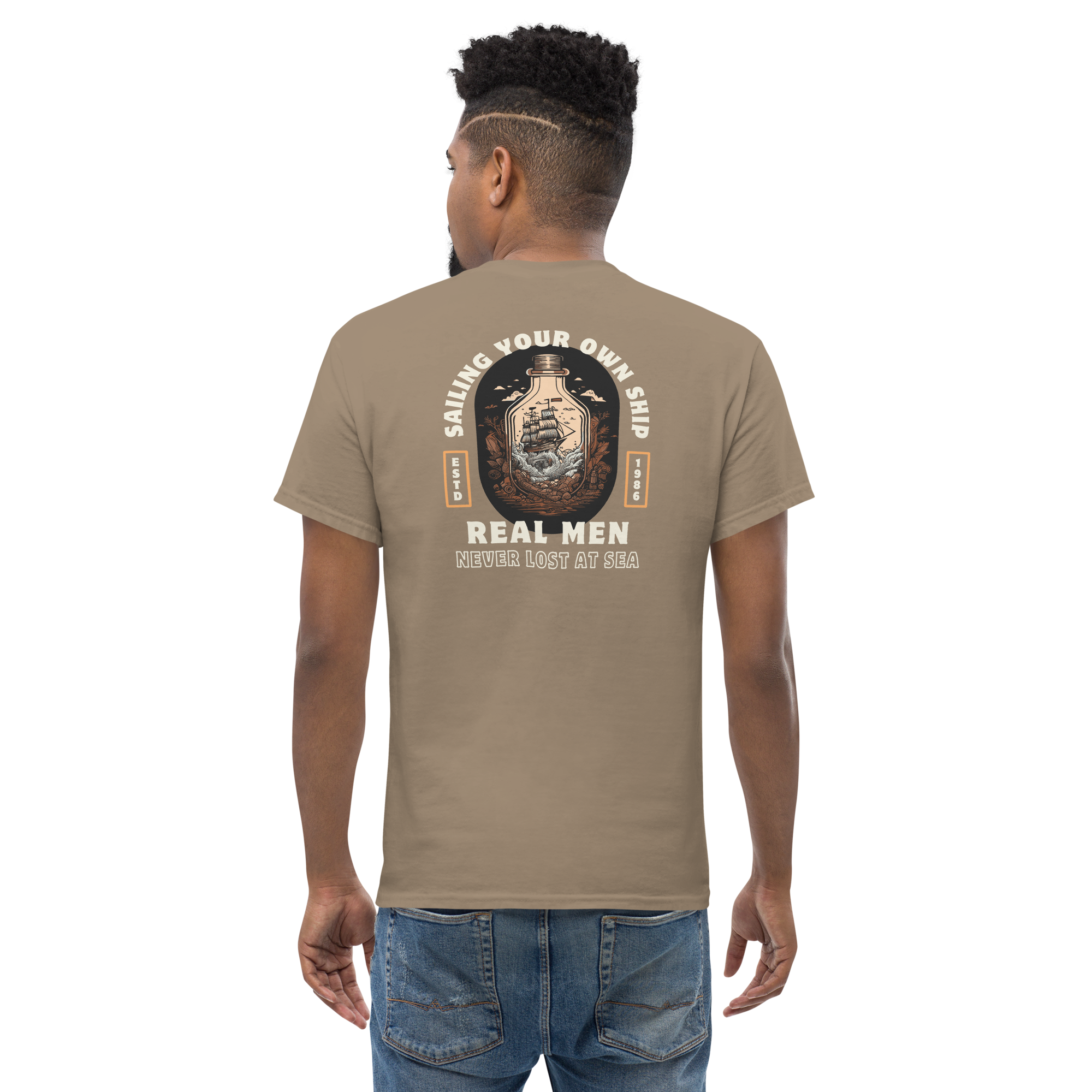 Lost At Sea Graphic Tee for Adventure Lovers - OFFSIDE CLUB