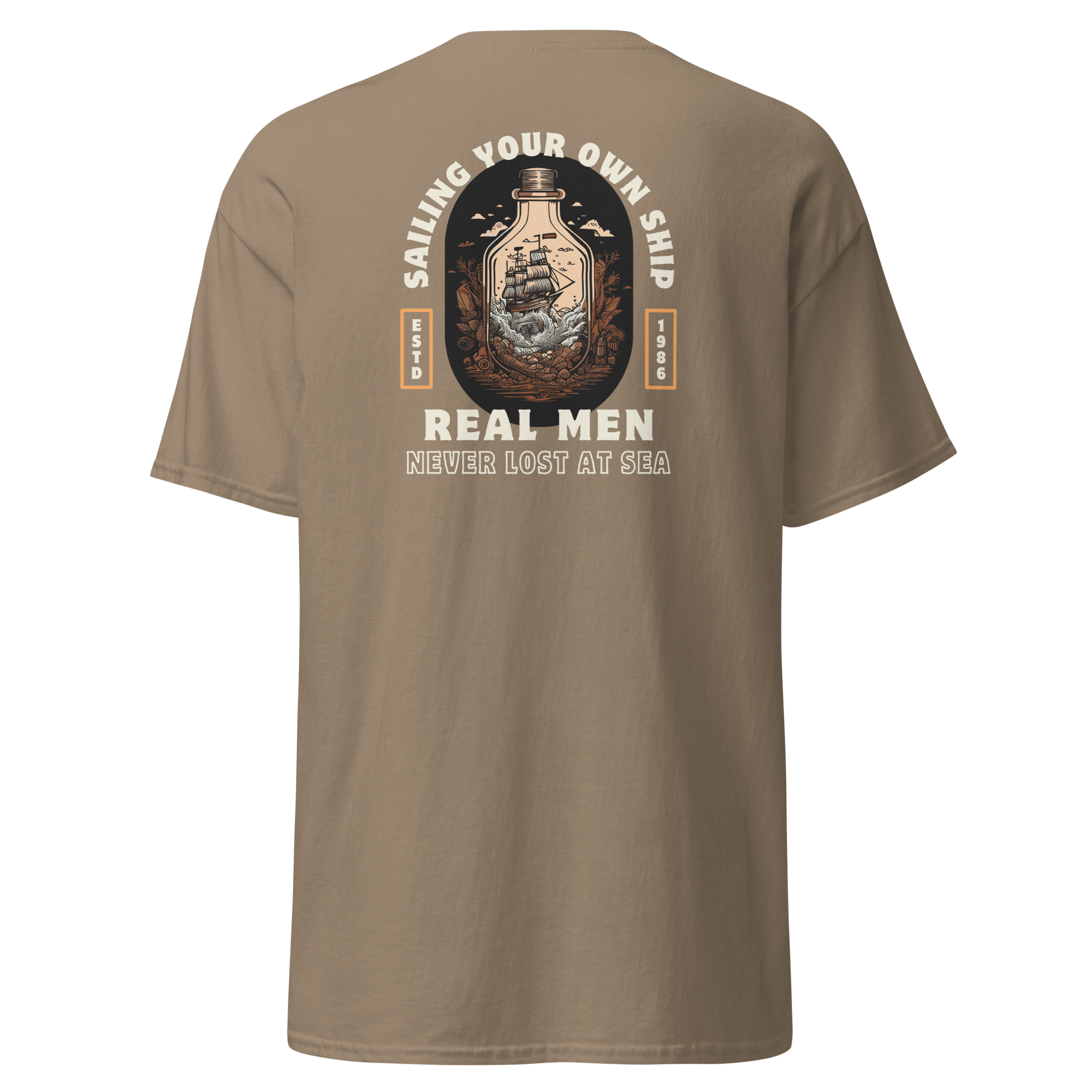 Lost At Sea Graphic Tee for Adventure Lovers - OFFSIDE CLUB