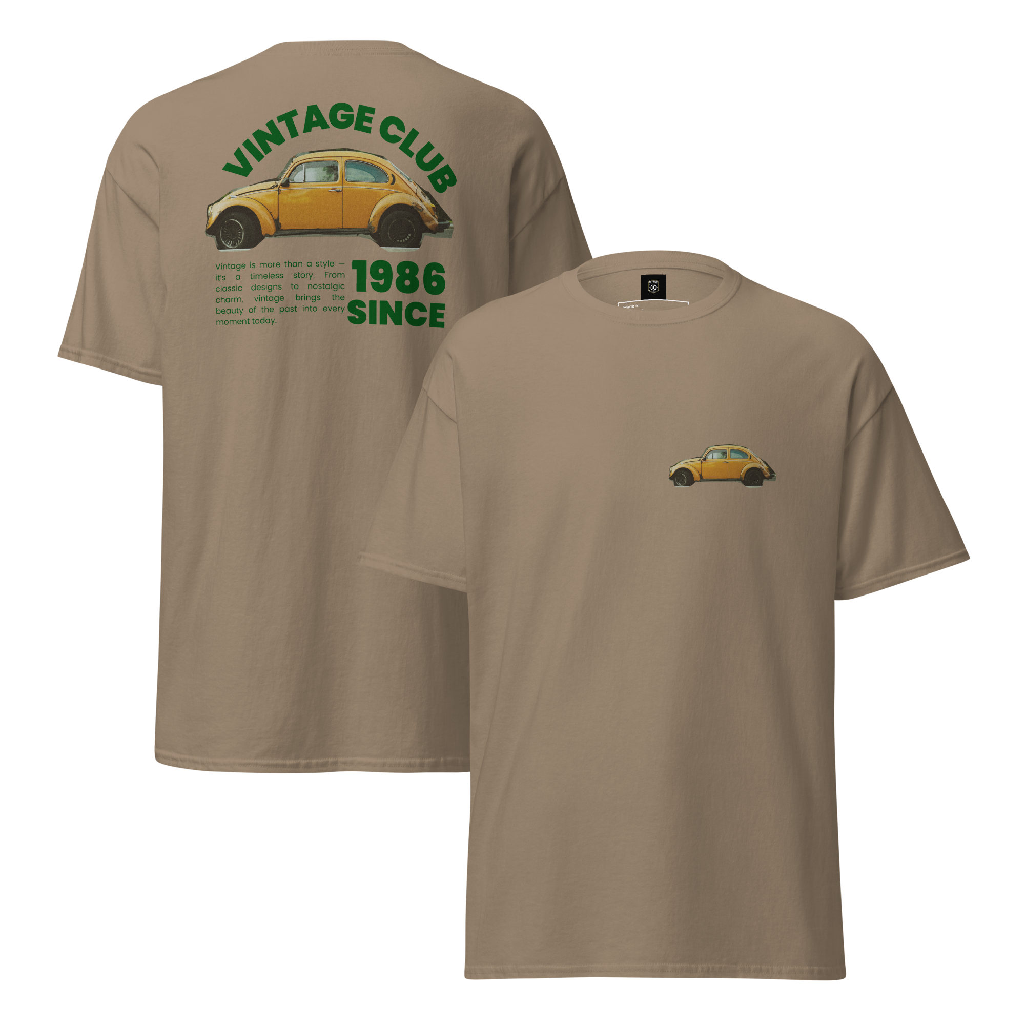 Vintage 1986 Graphic Tee - Classic Style for Retro Enthusiasts - OFFSIDE CLUB
