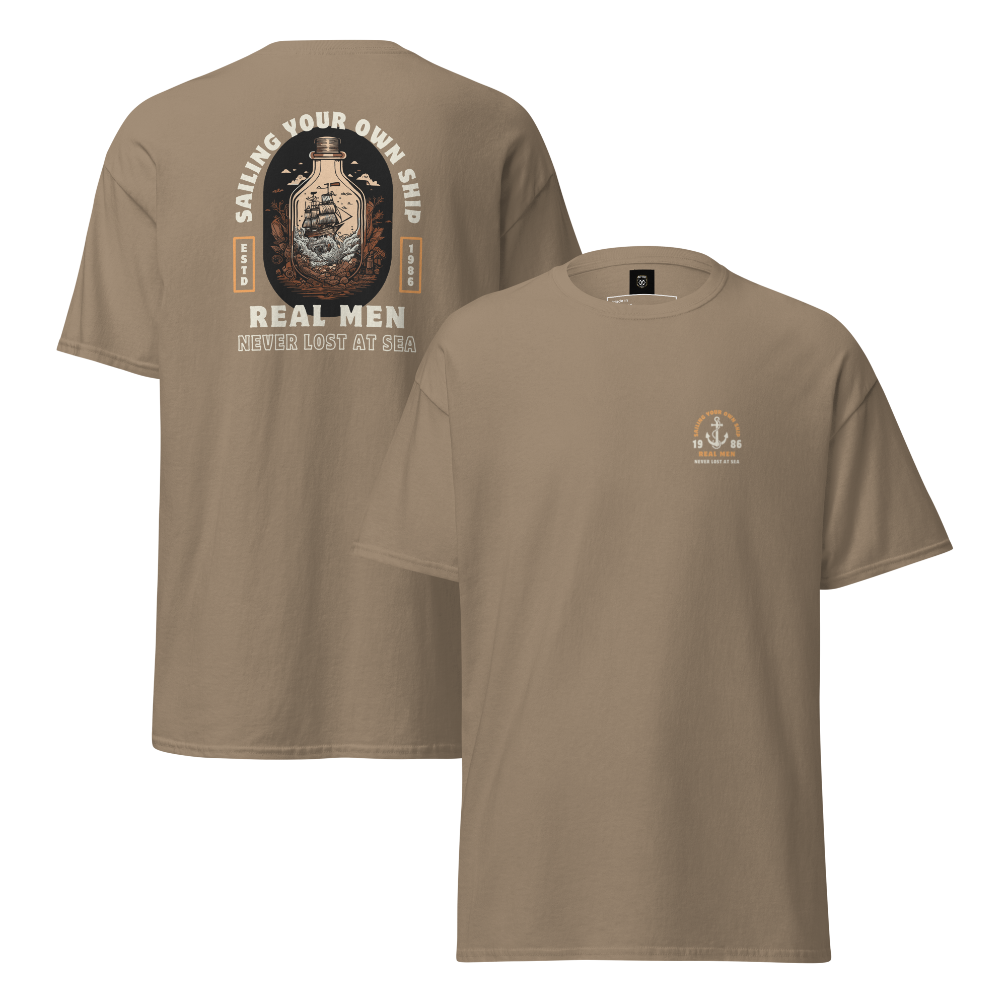 Lost At Sea Graphic Tee for Adventure Lovers - OFFSIDE CLUB