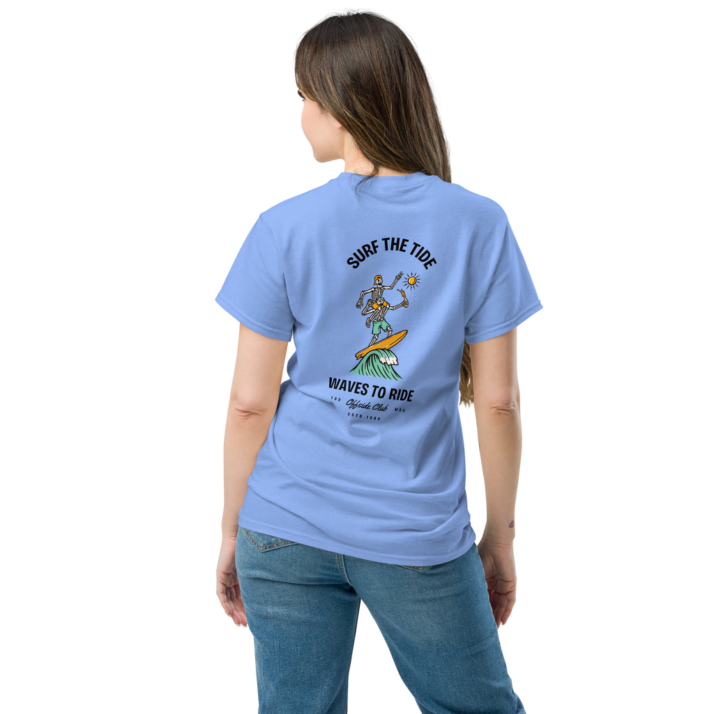 Surf The Tide Men's Surfing Graphic Tee - OFFSIDE CLUB