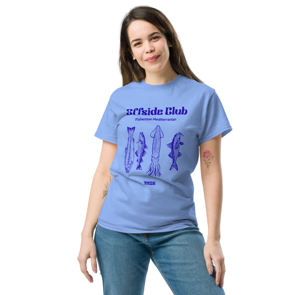 Offside Club Fisherman Mediterranean Graphic Tee - Coastal Style Essential - OFFSIDE CLUB