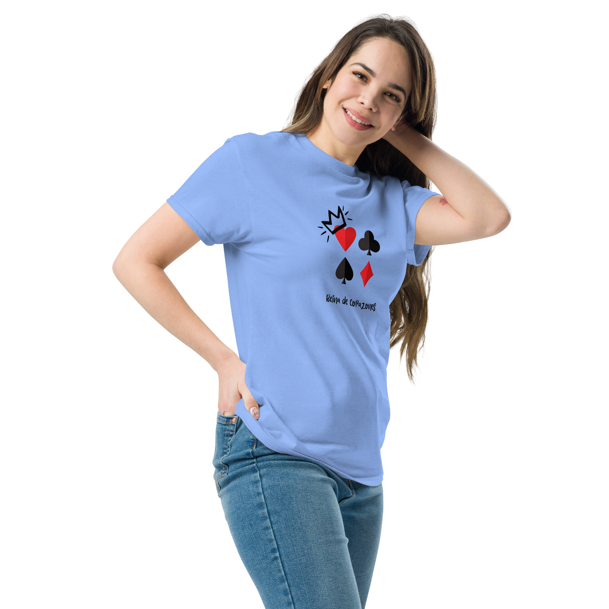 Reina de Corazones Tee - Stylish Statement Shirt for Every Occasion - OFFSIDE CLUB