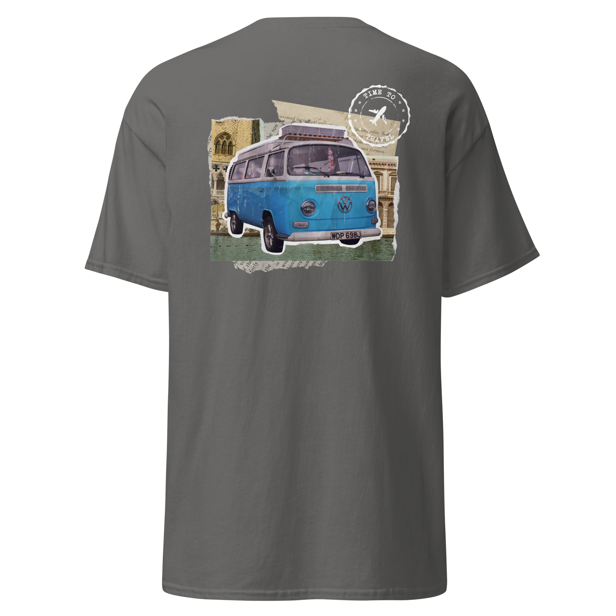 Wanderlust Graphic Tee for Adventure Seekers - Retro Van Design - OFFSIDE CLUB