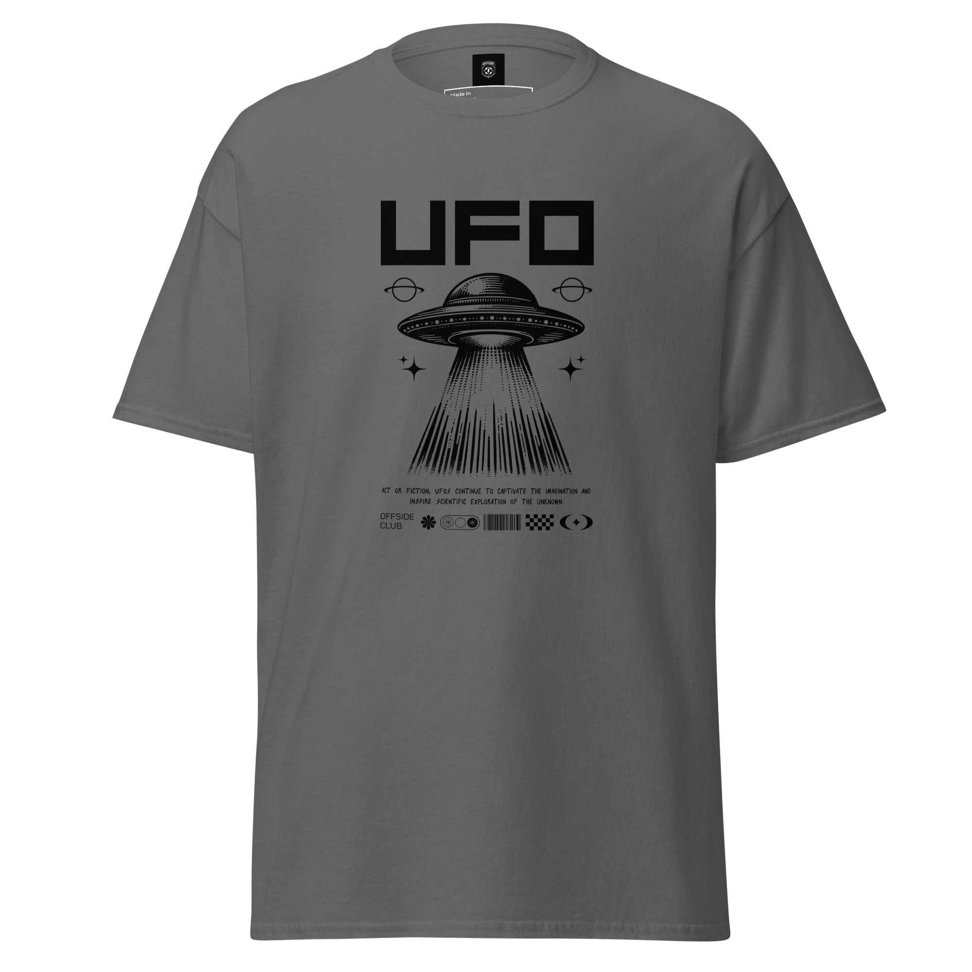 UFO Discovery Graphic Tee - Unleash Your Cosmic Style with Retro Sci-Fi Vibes - OFFSIDE CLUB