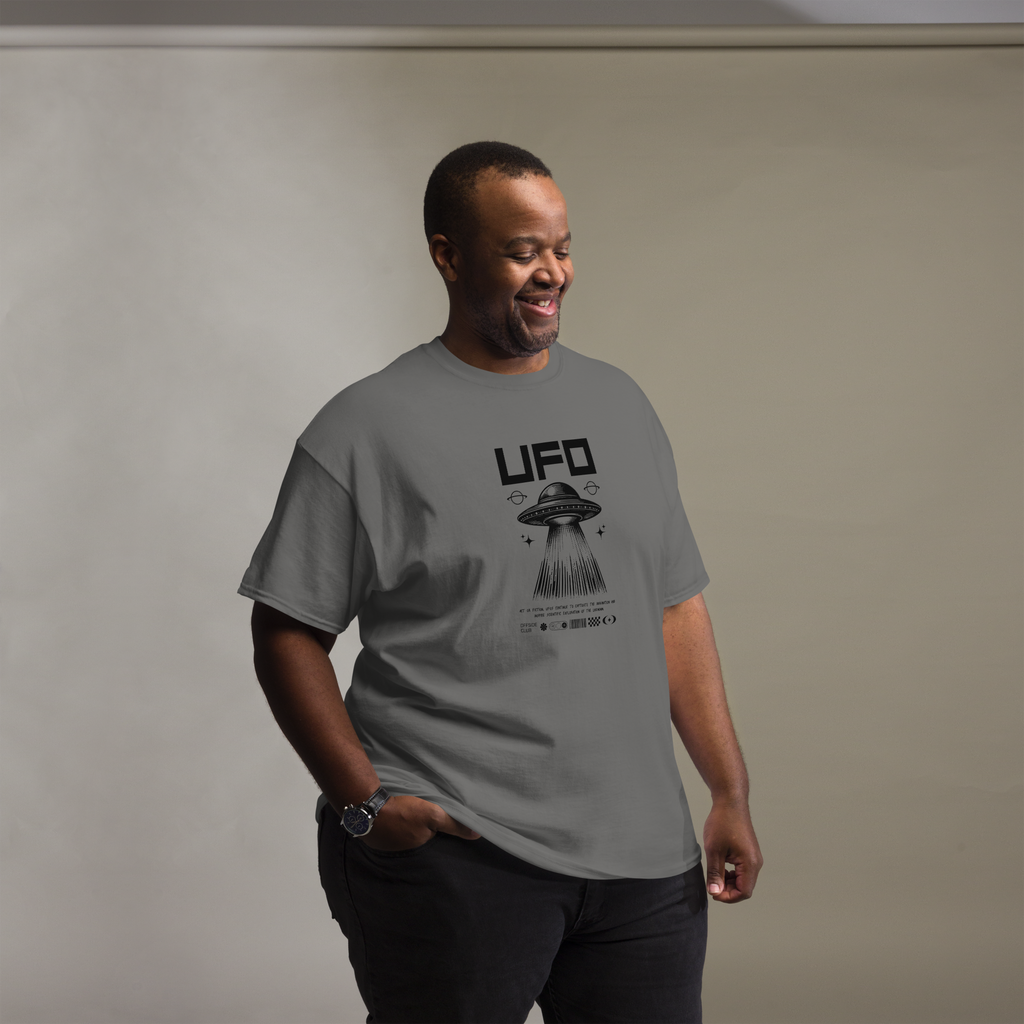 UFO Discovery Graphic Tee - Unleash Your Cosmic Style with Retro Sci-Fi Vibes - OFFSIDE CLUB
