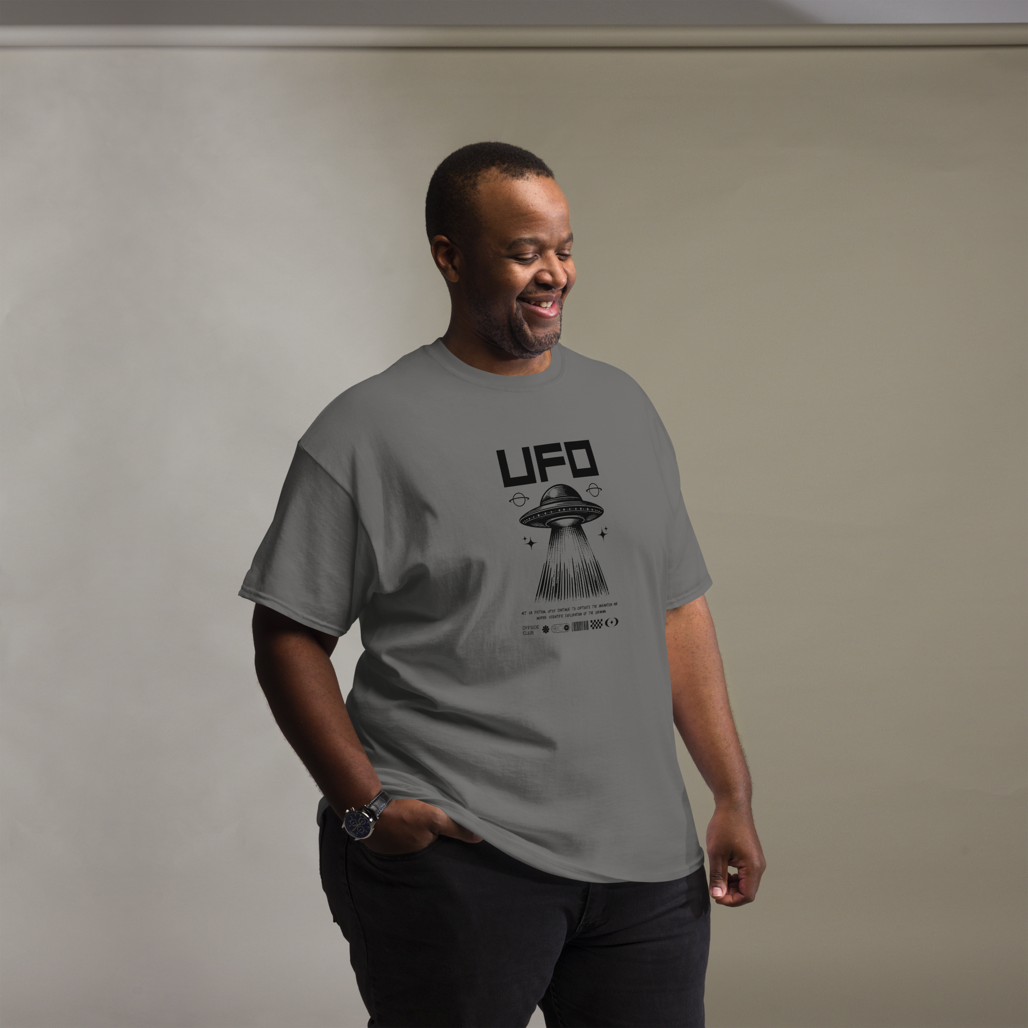 UFO Discovery Graphic Tee - Unleash Your Cosmic Style with Retro Sci-Fi Vibes - OFFSIDE CLUB
