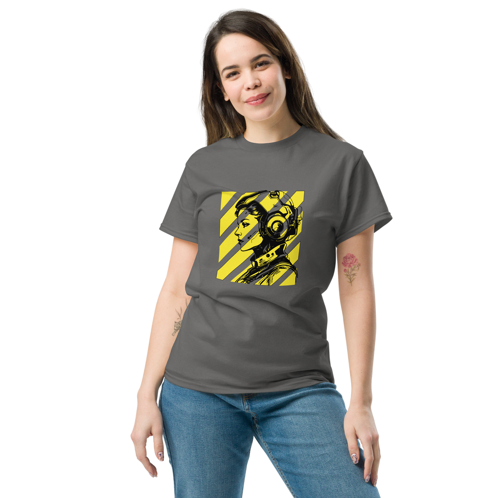 Futuristic Sci-Fi Shirt: Embrace Your Unique Style with a Bold Portrait Design - OFFSIDE CLUB