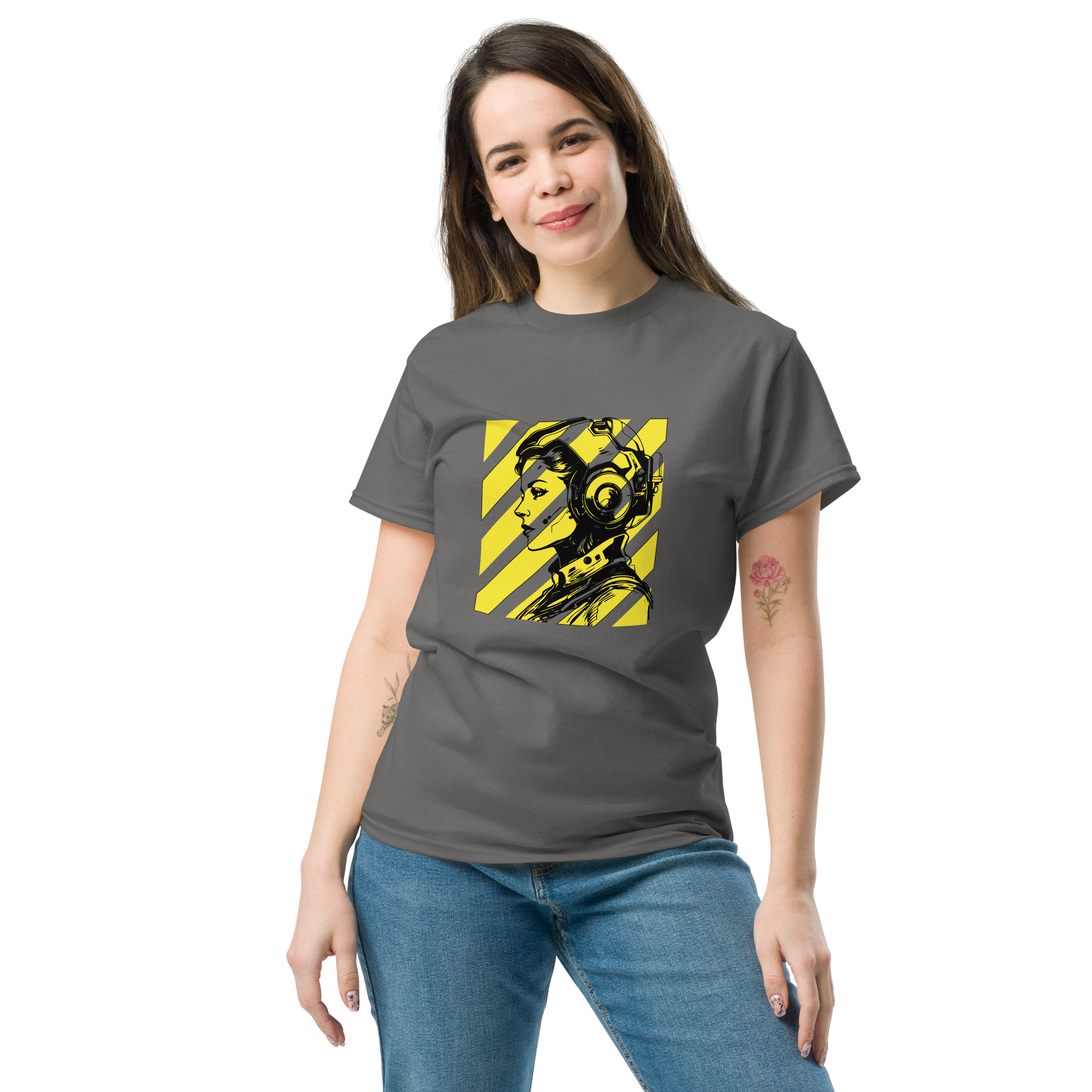 Futuristic Sci-Fi Shirt: Embrace Your Unique Style with a Bold Portrait Design - OFFSIDE CLUB