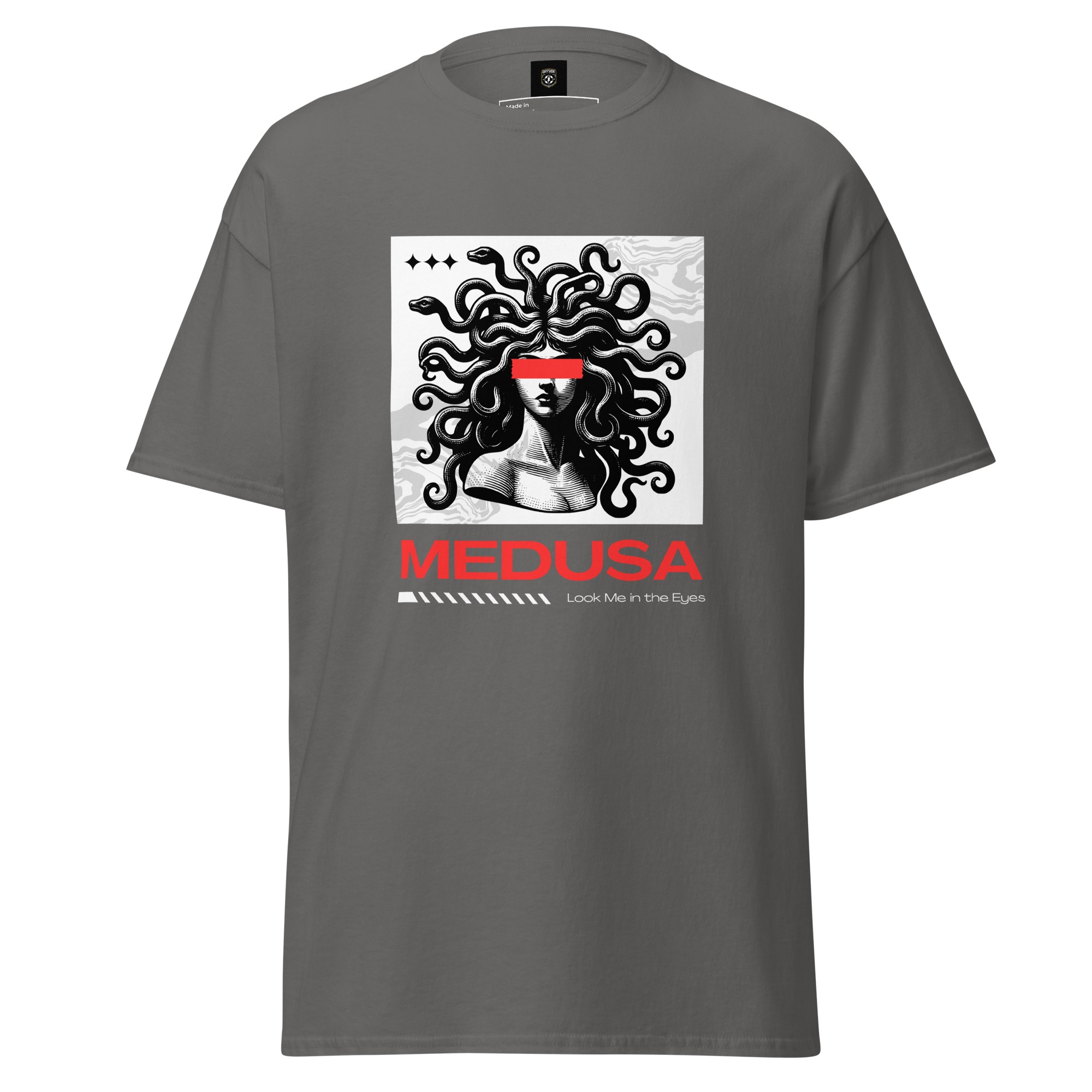 Medusa Graphic Tee - Look Me In The Eyes - OFFSIDE CLUB