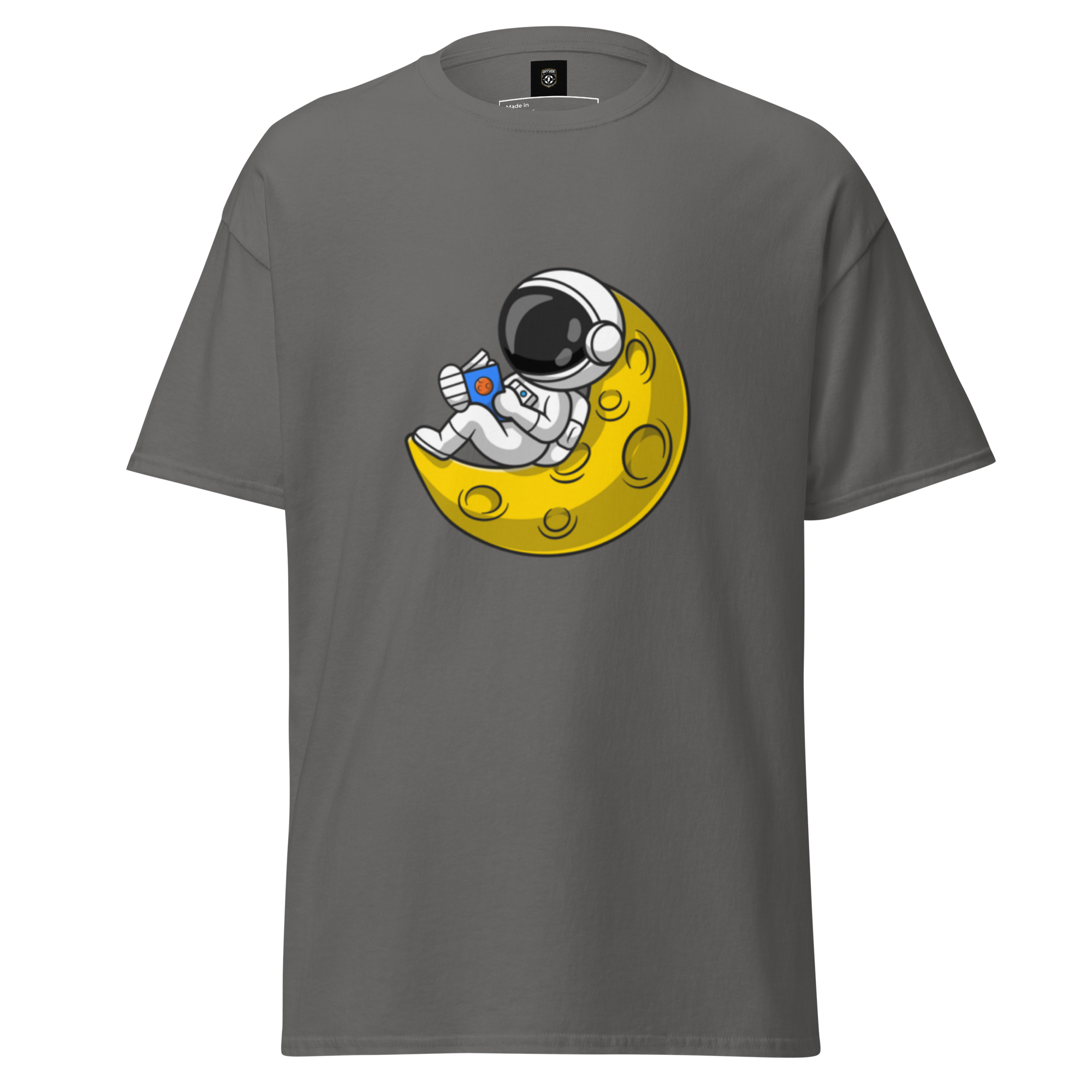 Lunar Reader Tee - Stylish Graphic Tee for Book Lovers - OFFSIDE CLUB
