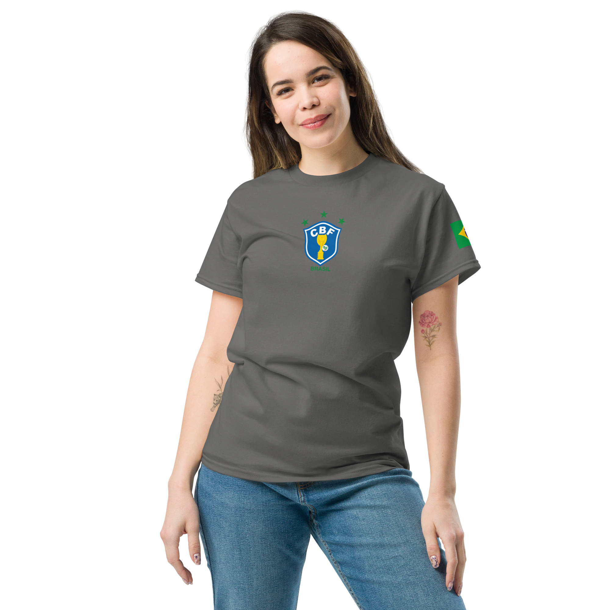 Sócrates Brazil Retro T-Shirt - 1982 Vintage Football Streetwear Tee - OFFSIDE CLUB