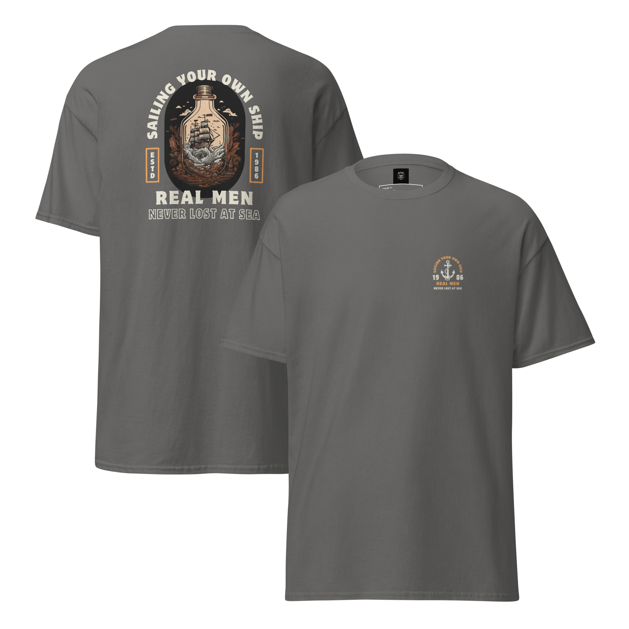 Lost At Sea Graphic Tee for Adventure Lovers - OFFSIDE CLUB