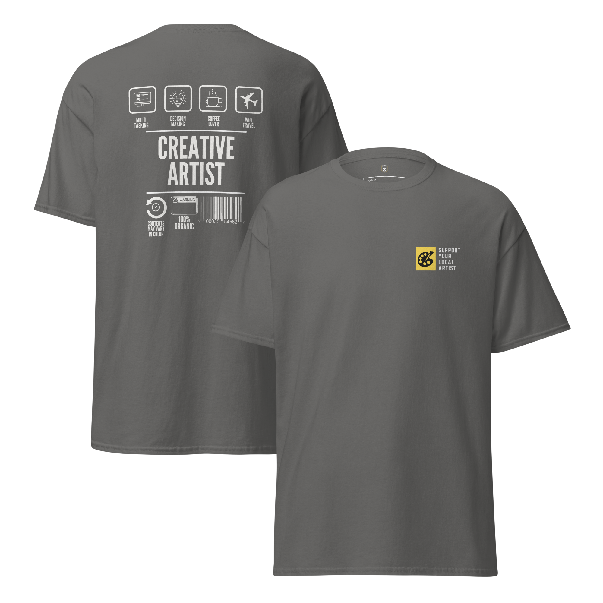 Creative Artist Graphic Tee - Support Your Local Artist Shirt | DTF Premium Print Streetwear - OFFSIDE CLUB