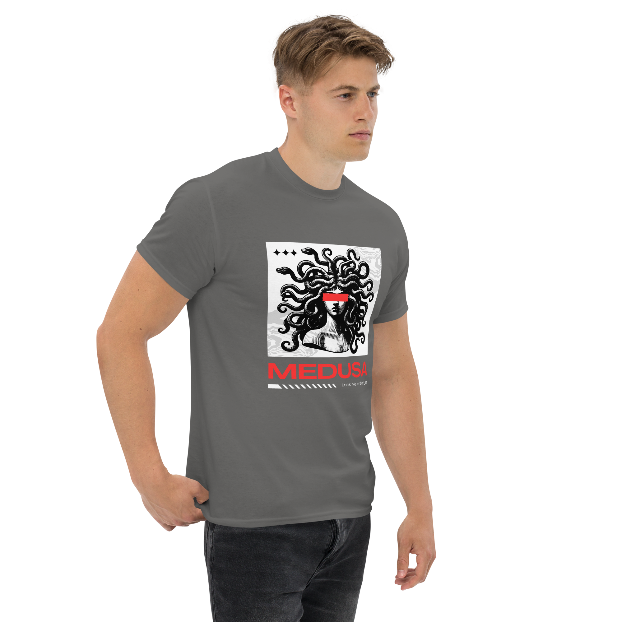 Medusa Graphic Tee - Look Me In The Eyes - OFFSIDE CLUB