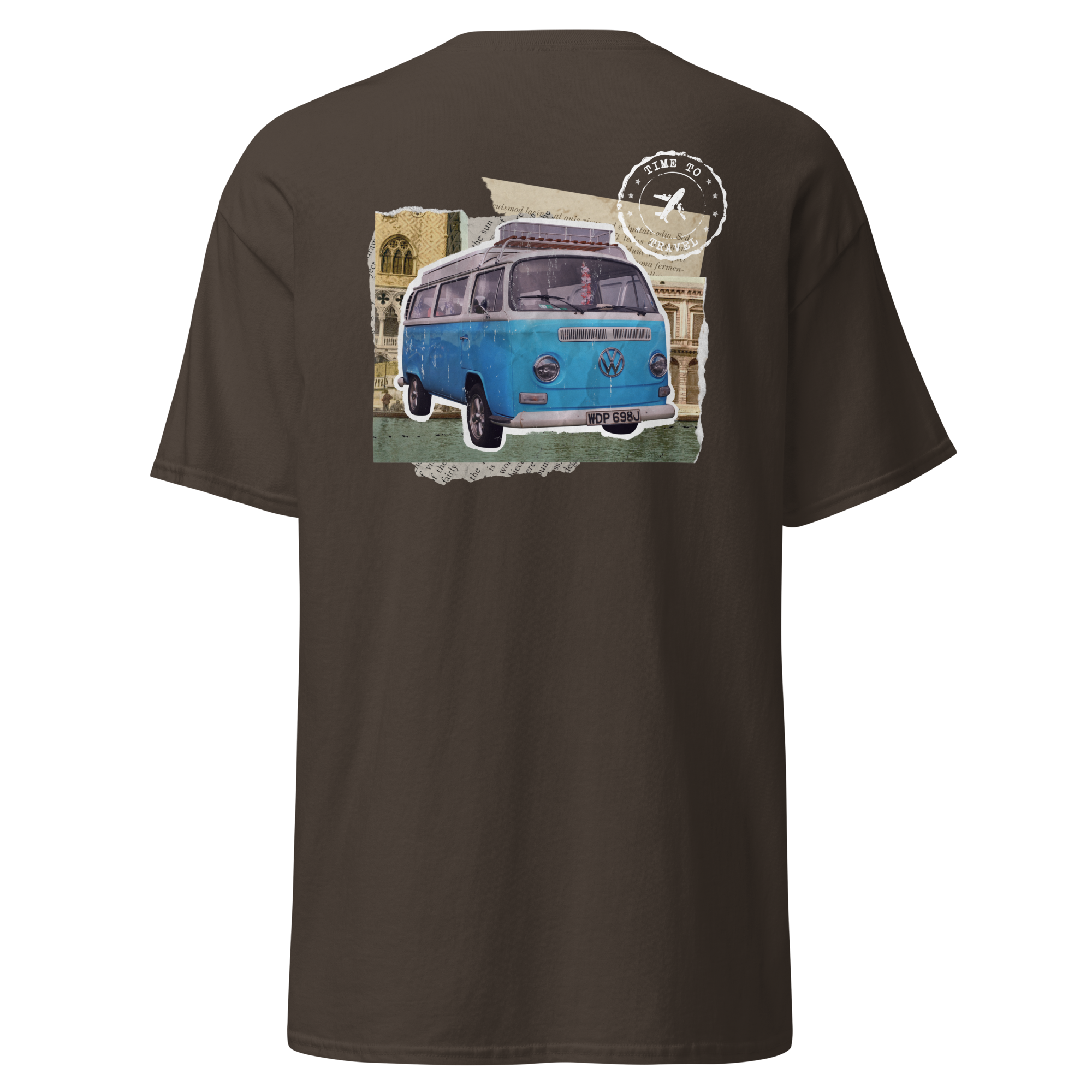 Wanderlust Graphic Tee for Adventure Seekers - Retro Van Design - OFFSIDE CLUB