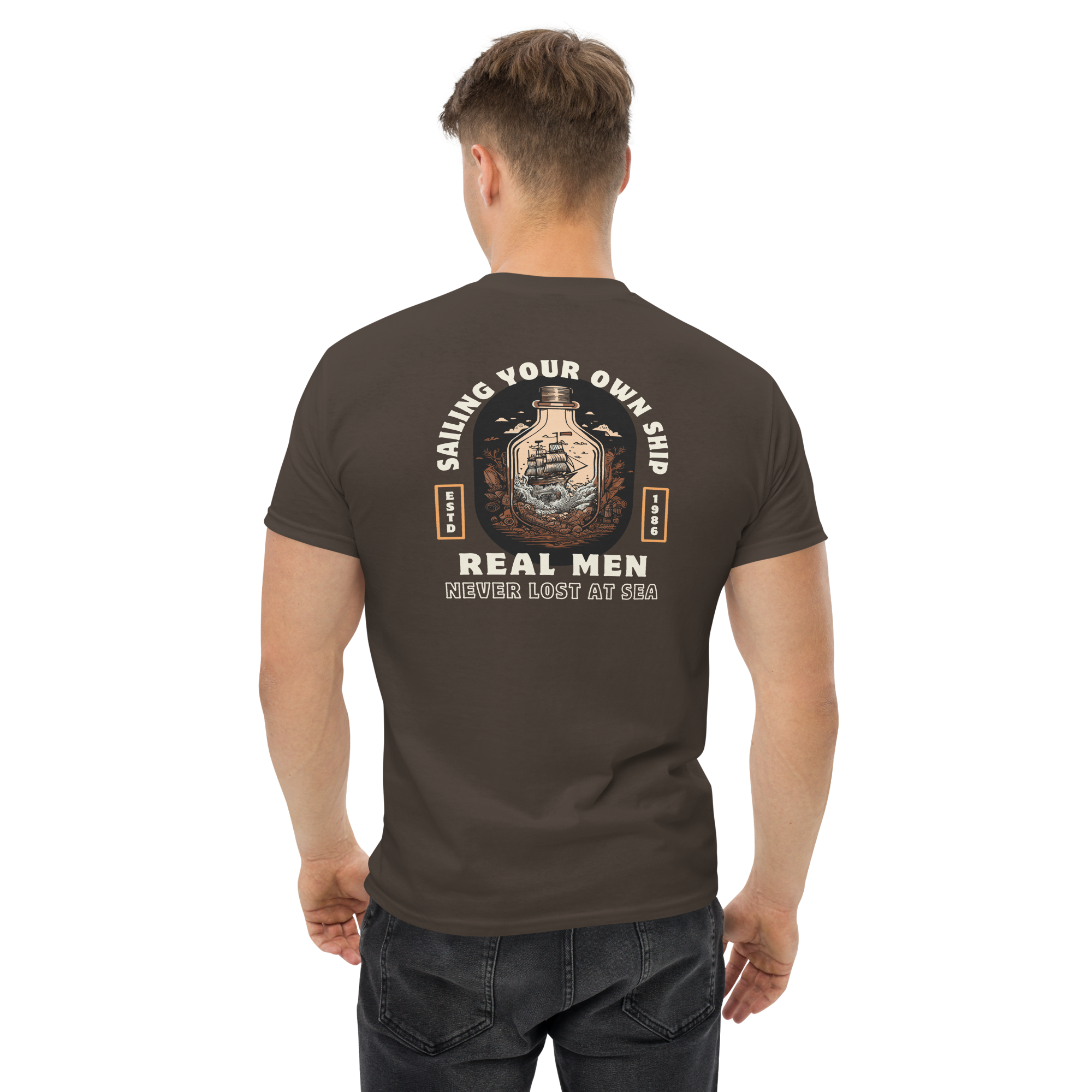 Lost At Sea Graphic Tee for Adventure Lovers - OFFSIDE CLUB