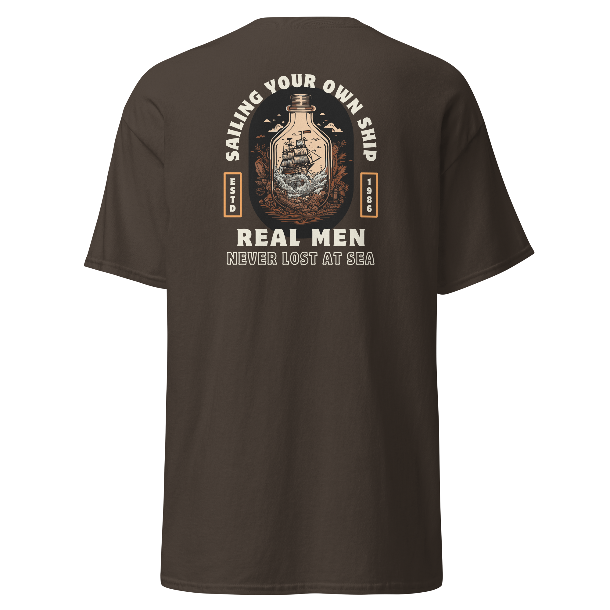 Lost At Sea Graphic Tee for Adventure Lovers - OFFSIDE CLUB
