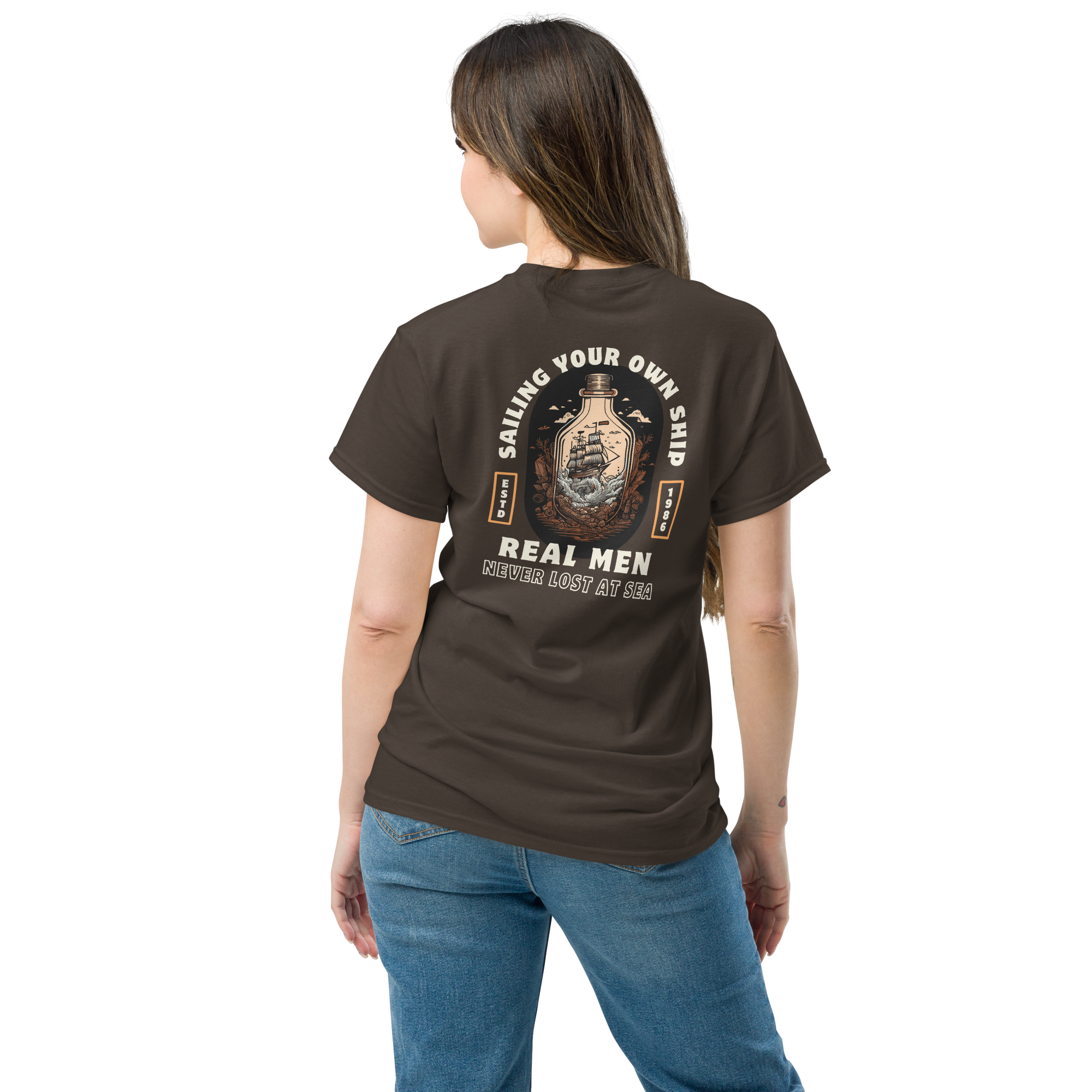 Lost At Sea Graphic Tee for Adventure Lovers - OFFSIDE CLUB